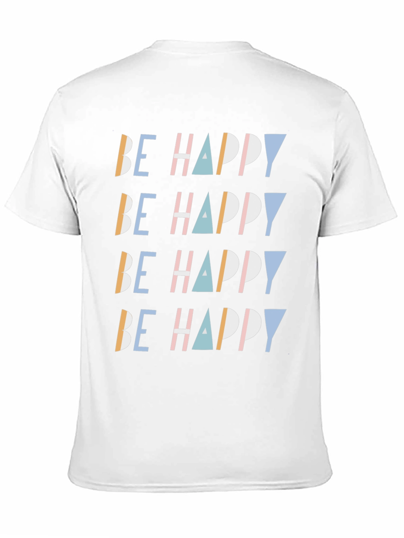 Black Be Happy Graphic Print Tee - Stylish Comfort view 11