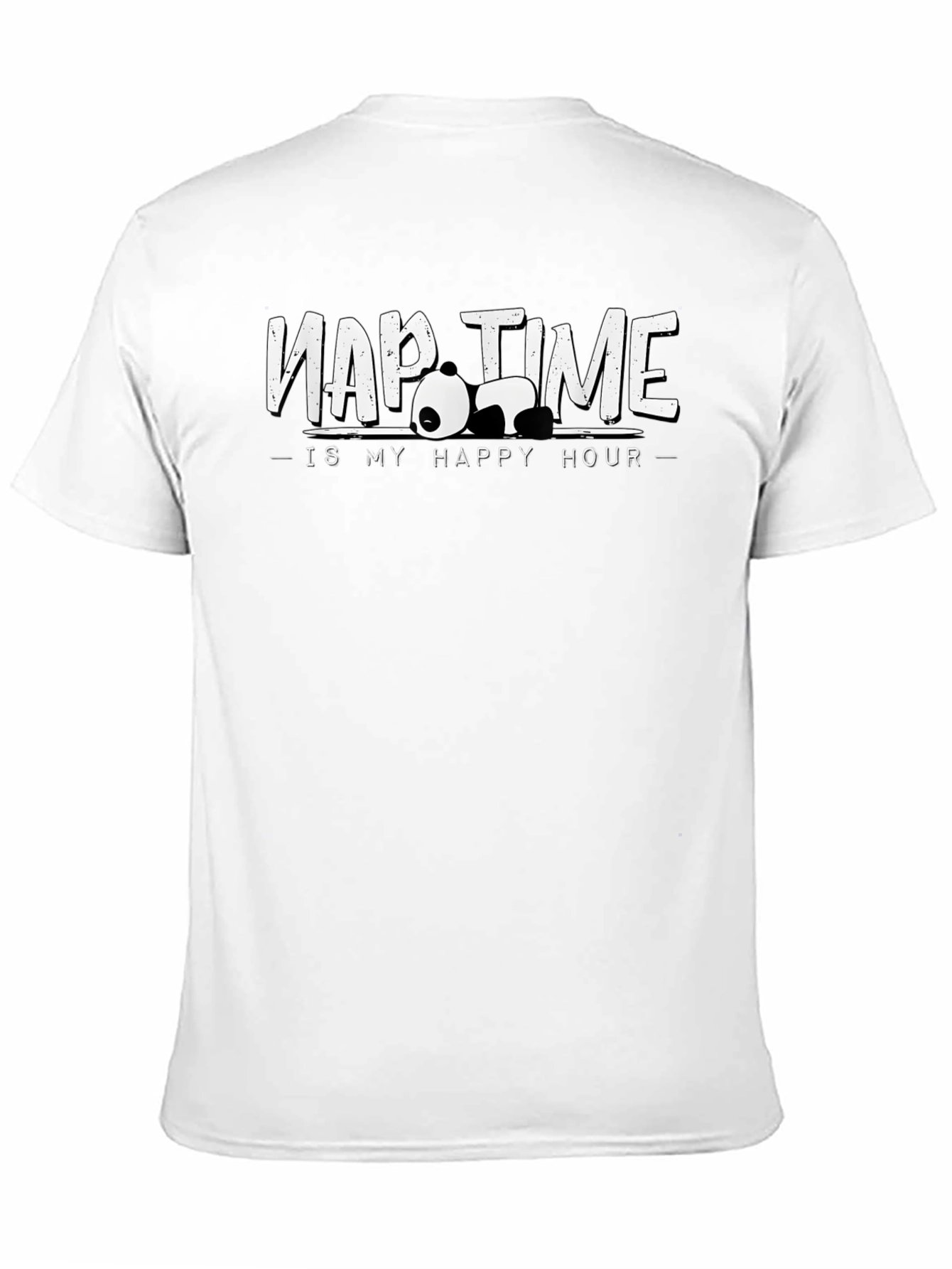 Black Nap Time Happy Hour Graphic T-Shirt view 11
