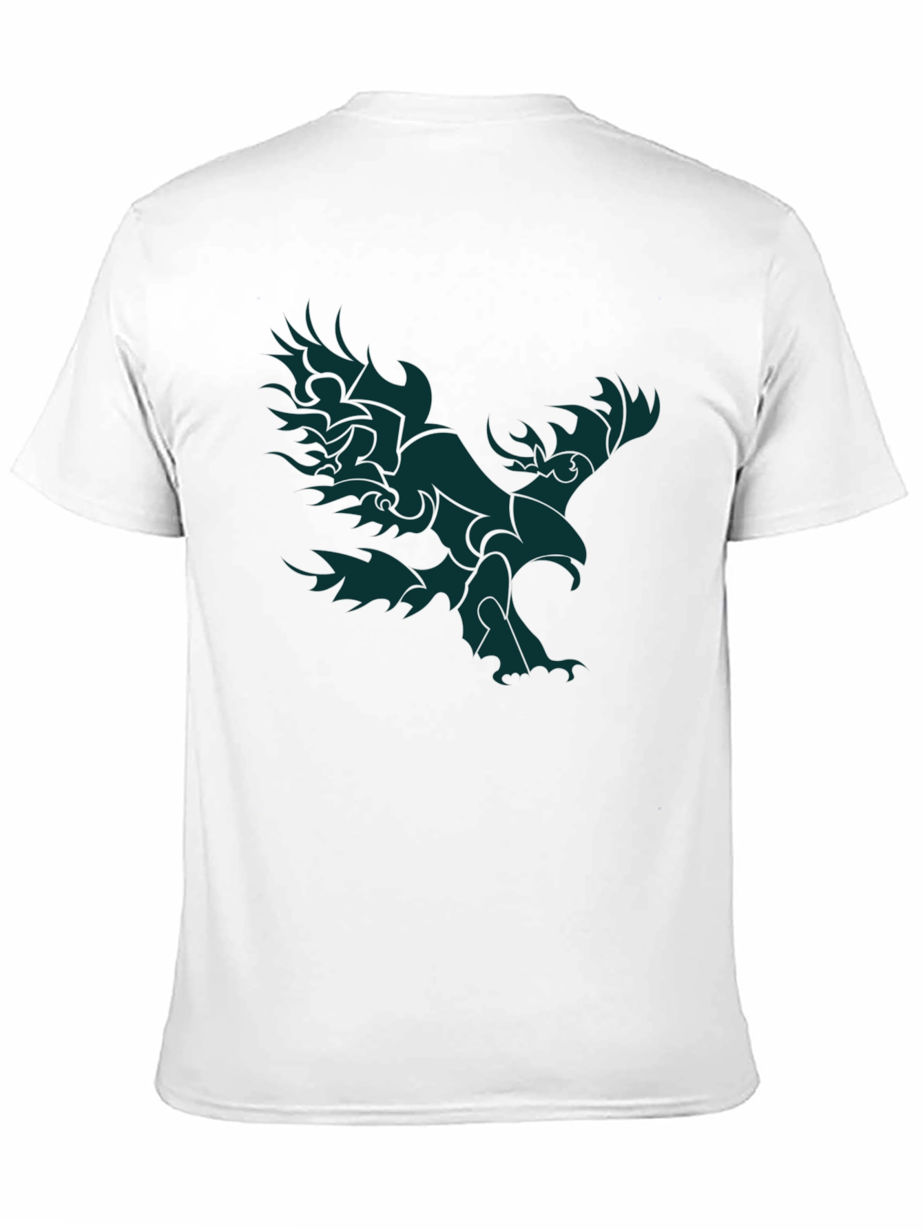 Black Black Eagle Graphic Tee - Men's Stylish Casual Top view 11