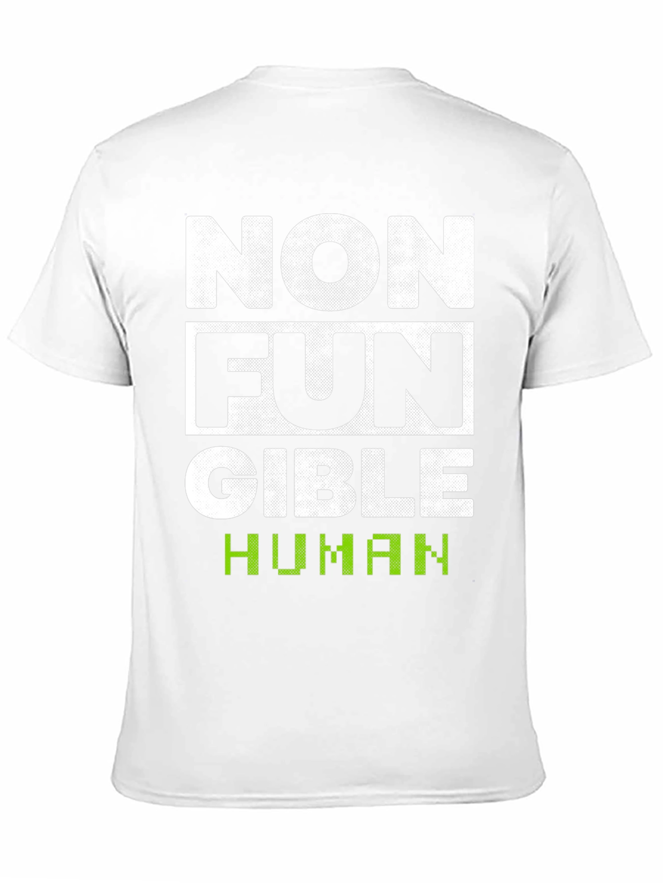 Black Non-Fungible Human Funny T-Shirt view 11