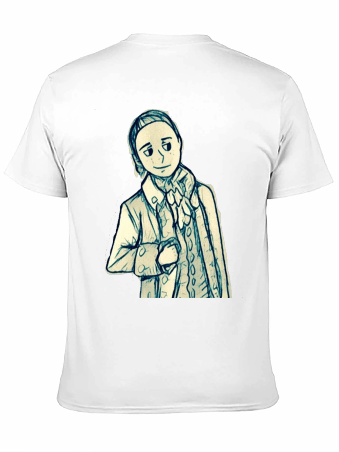 Whimsical Historical Figure Graphic Tee - 11