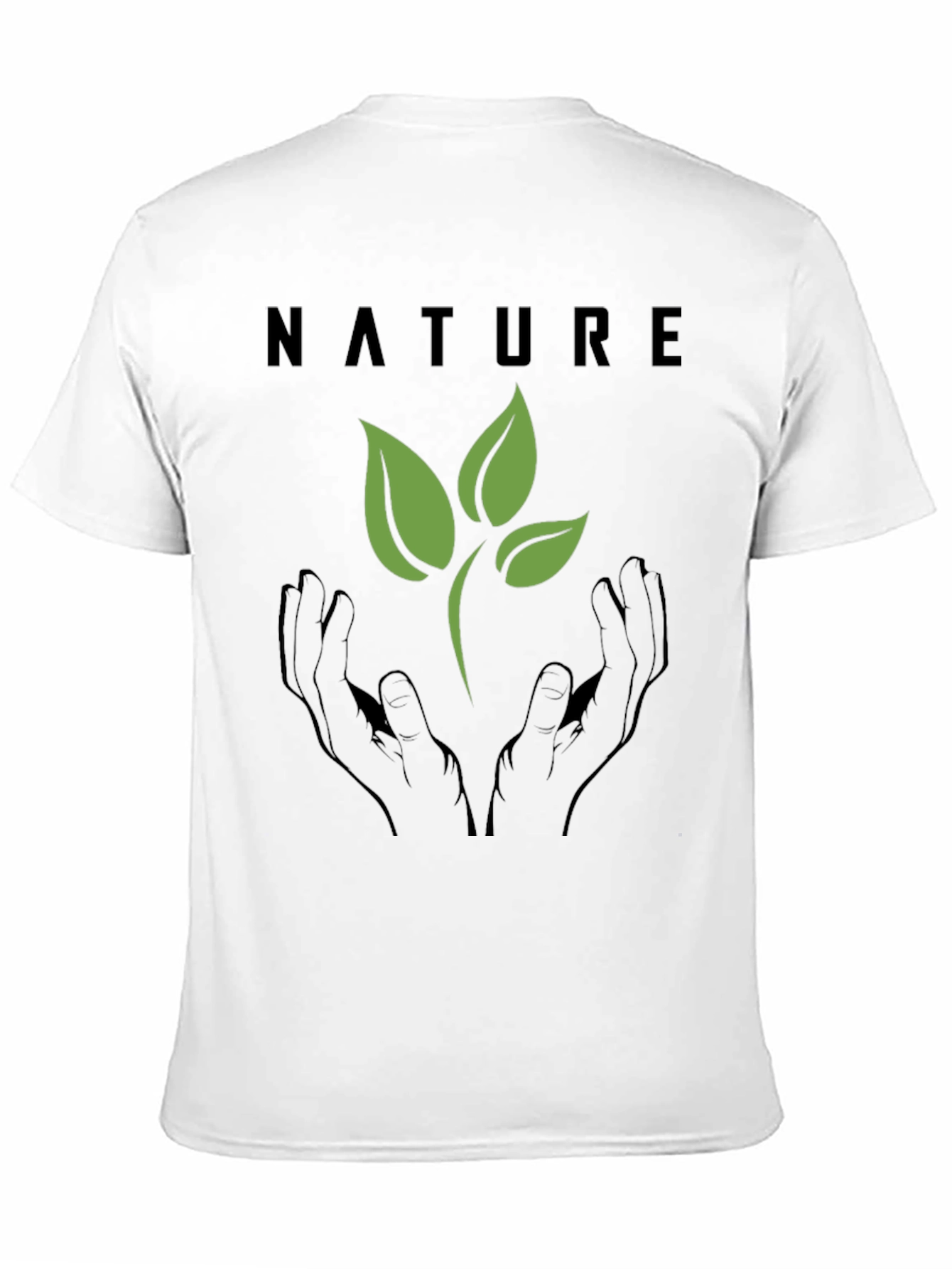 Black Nature Graphic Tee - Eco Friendly Design view 11