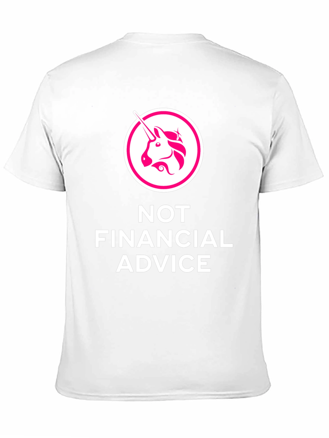 Black Unicorn Crypto T-Shirt - Not Financial Advice Tee view 11