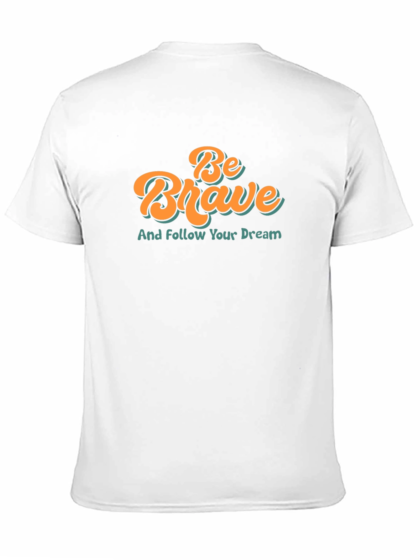 Black Be Brave Graphic Tee - Motivational Shirt view 11