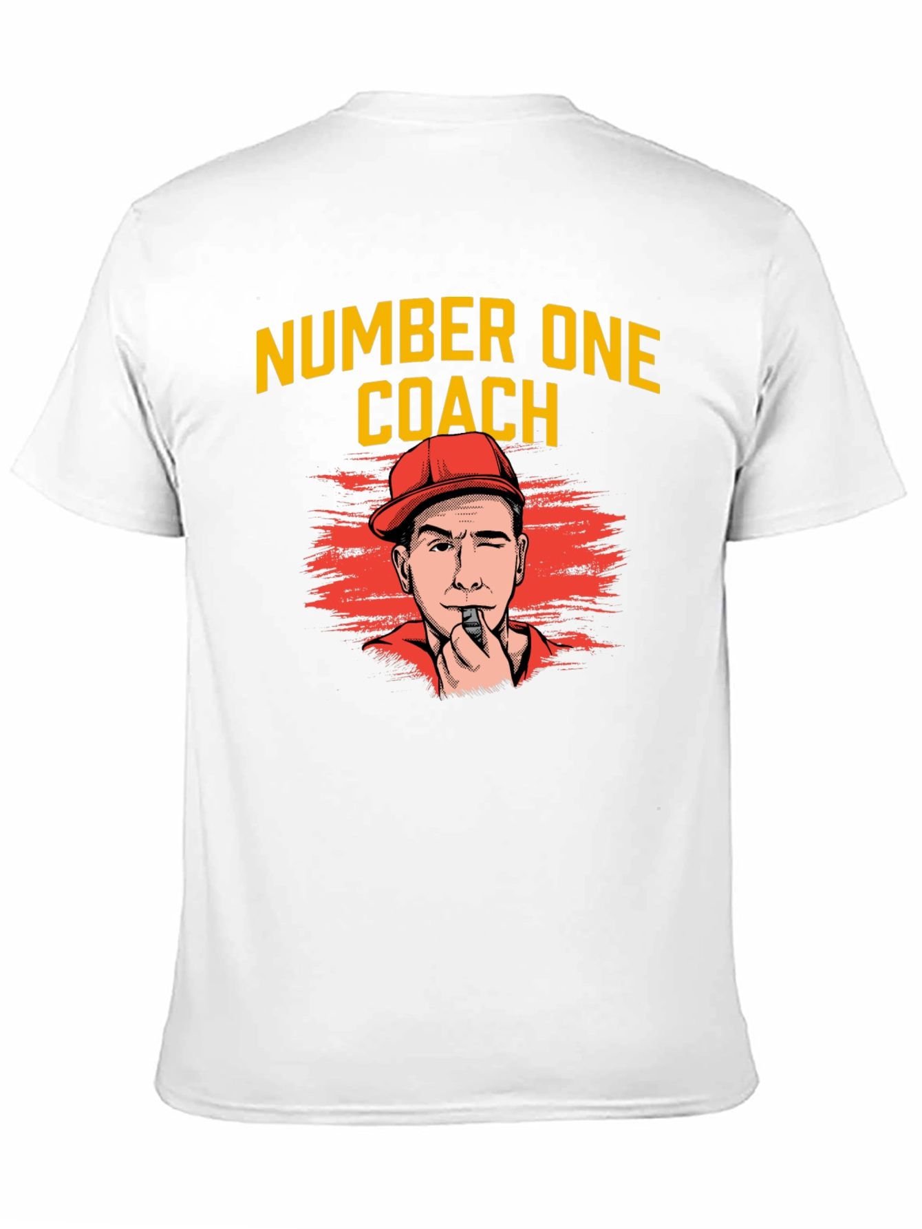 Black Number One Coach T-Shirt - Sports Fan Apparel view 11