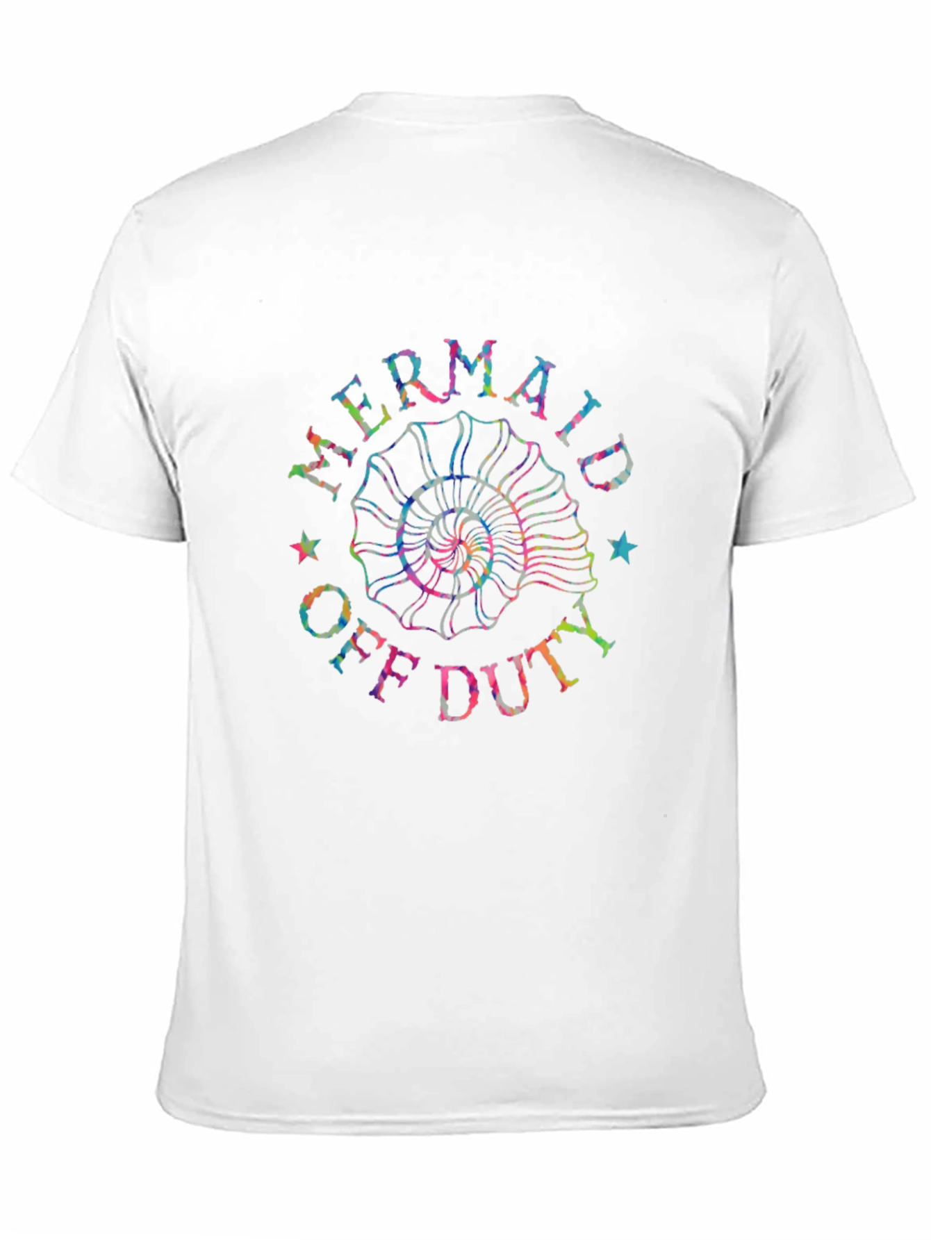 Black Mermaid Off Duty Graphic Tee - Black view 11