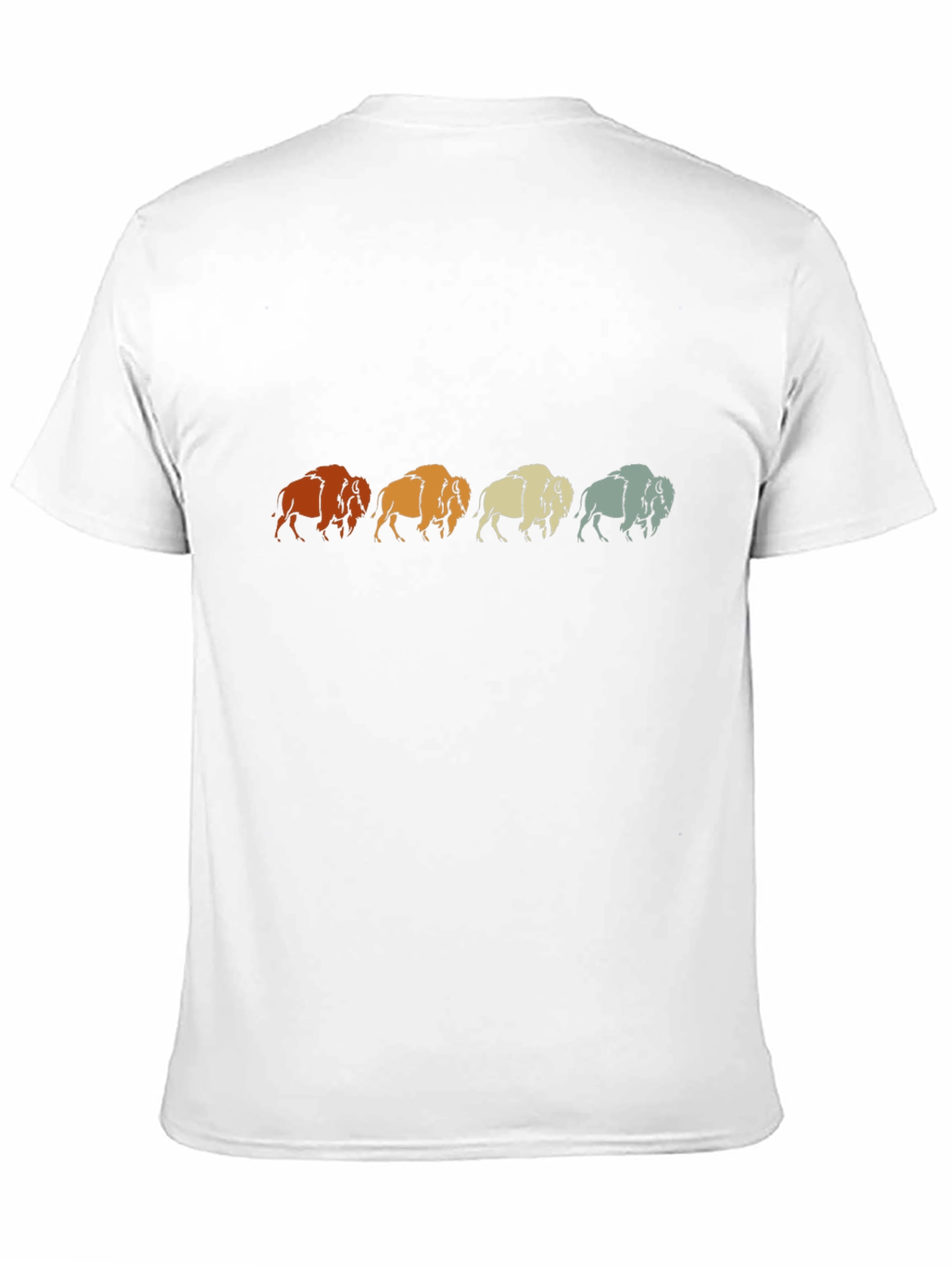 Black Retro Bison T-Shirt view 11