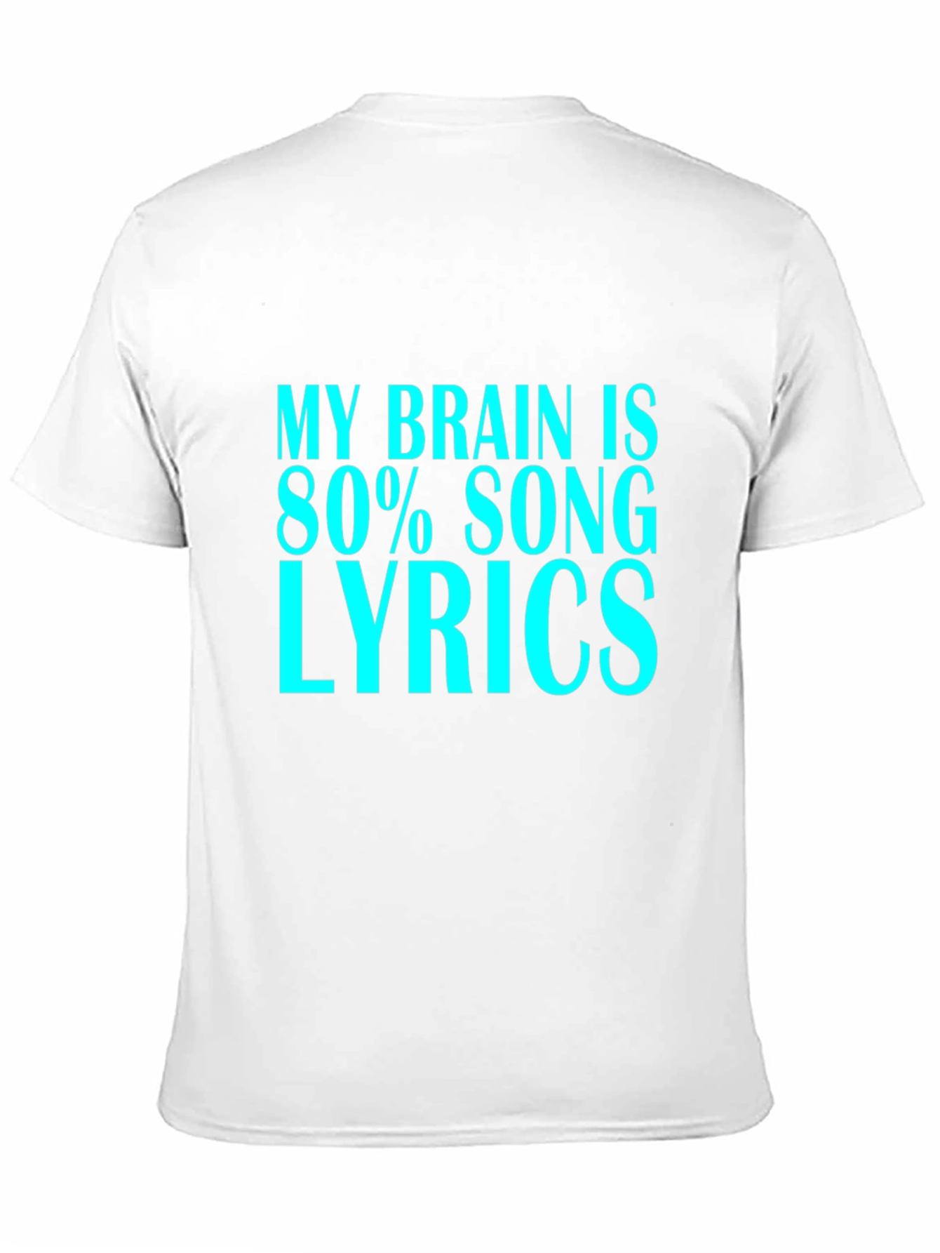 Black My Brain Song Lyrics Black T-Shirt view 11