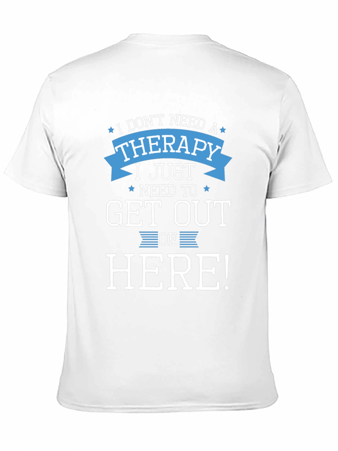 Black Funny Therapy Graphic T-Shirt view 11