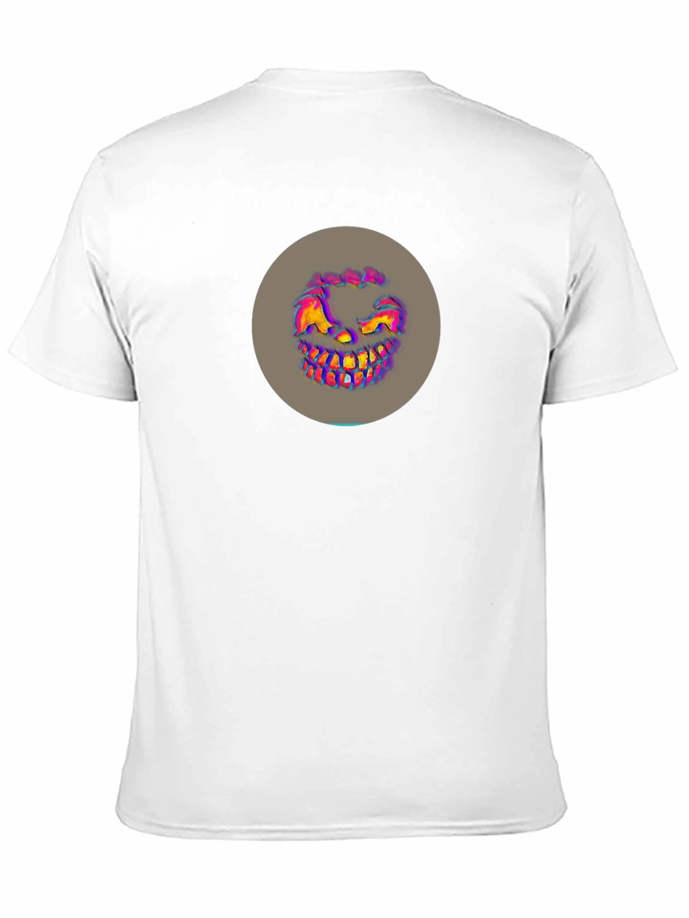 Black Scary Grin Graphic T-Shirt view 11