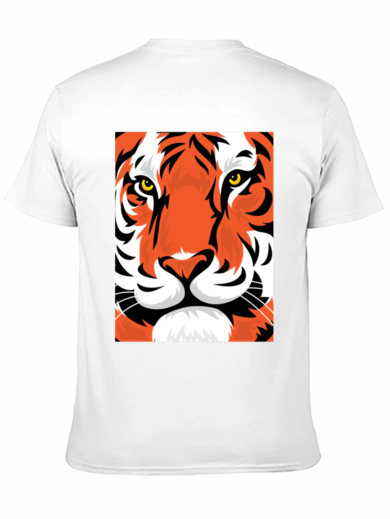 Black Tiger Graphic Tee - Bold Animal Print T-Shirt view 11