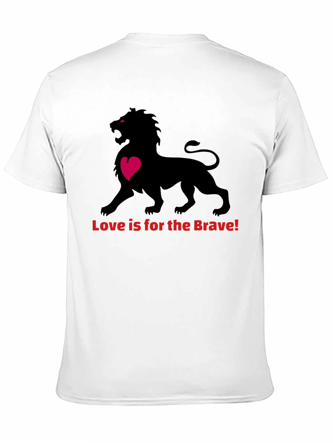 Black Love Is Brave Lion Graphic Tee - Bold Style view 11