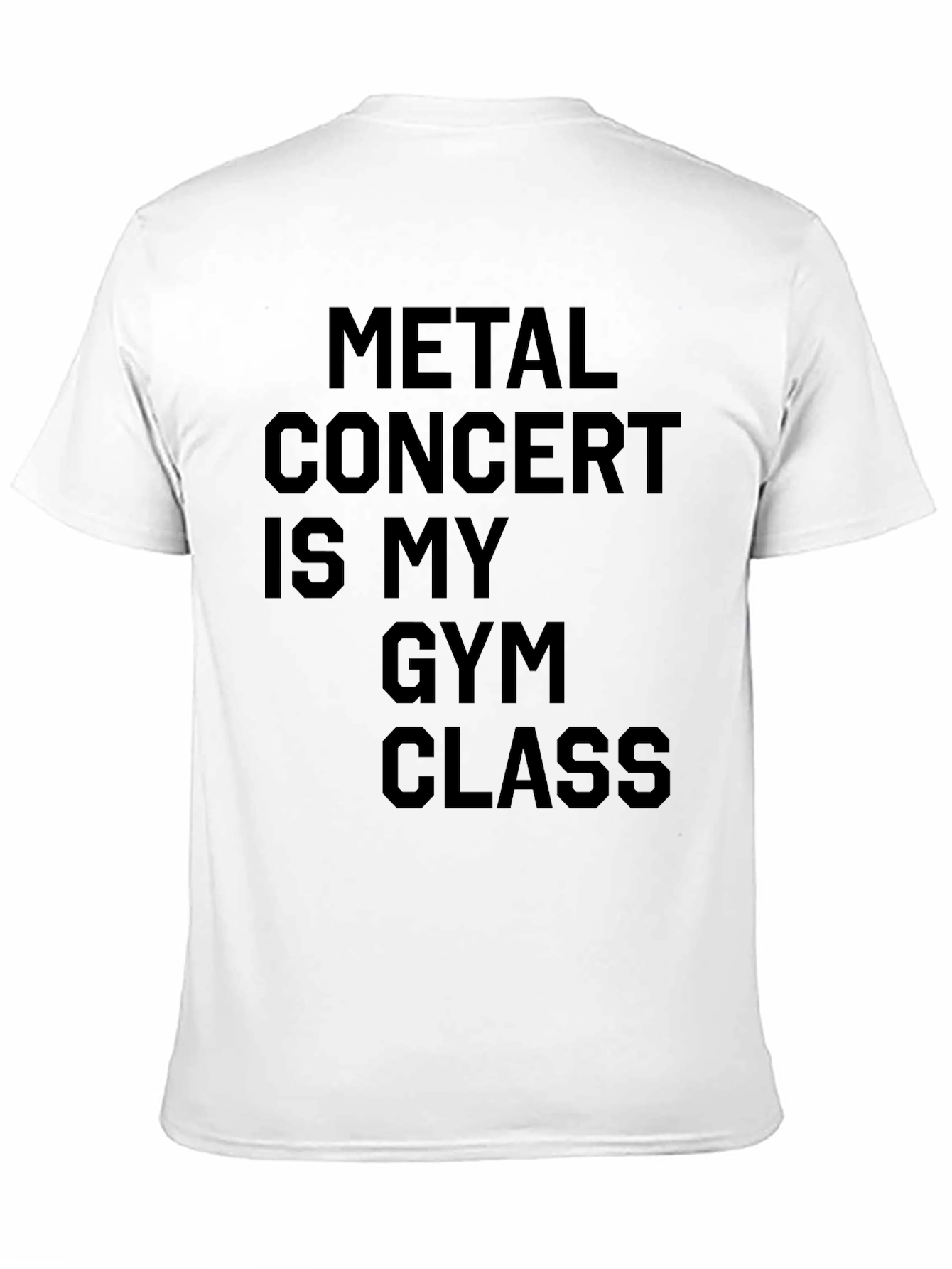 Black Metal Concert Gym Class T-Shirt - Black view 11
