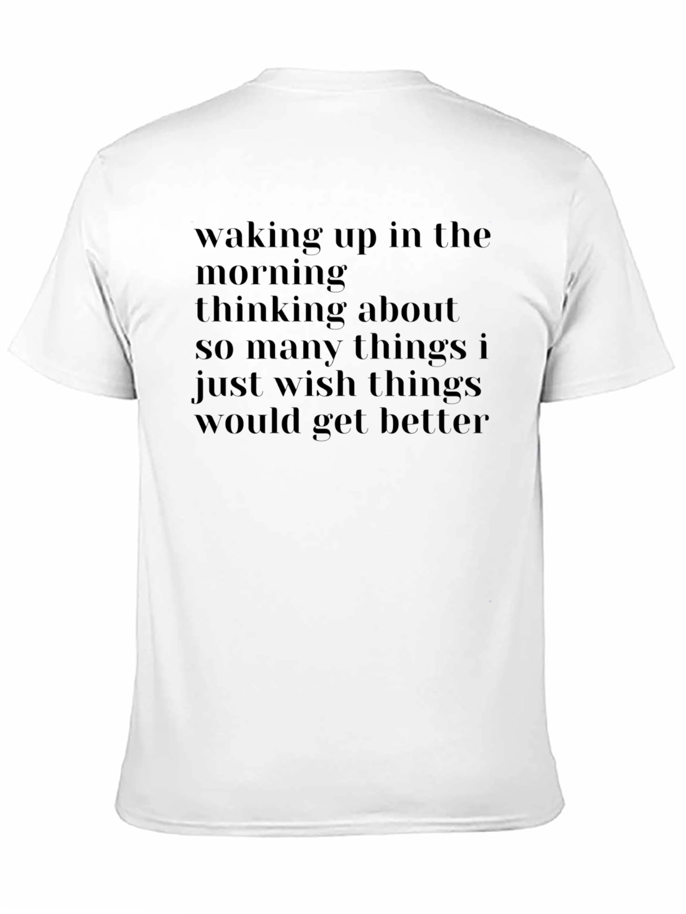 Black Waking Up In The Morning Graphic T-Shirt view 11