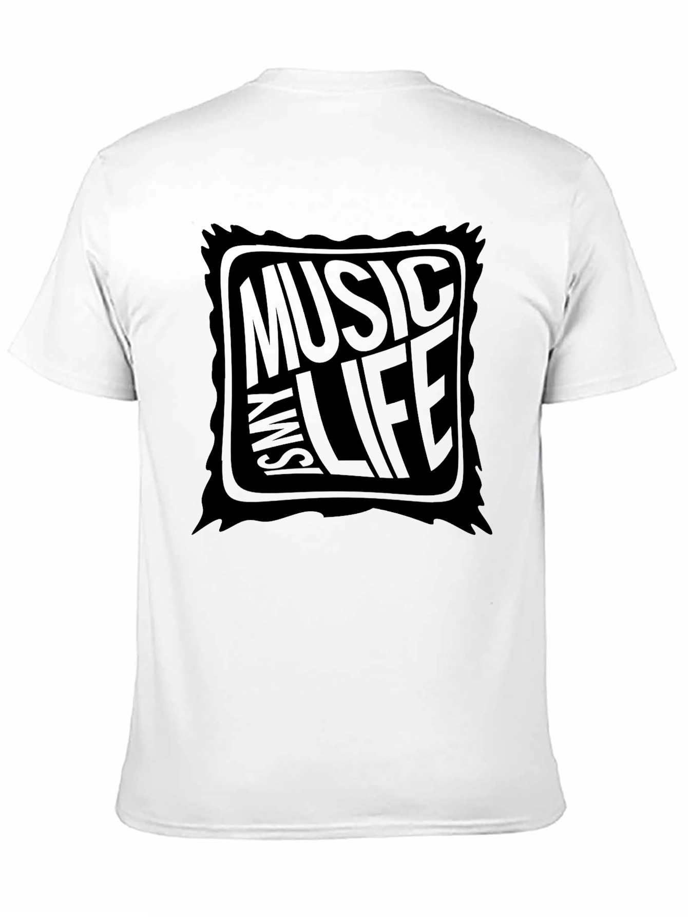 Black Music is My Life Black Graphic Tee view 11
