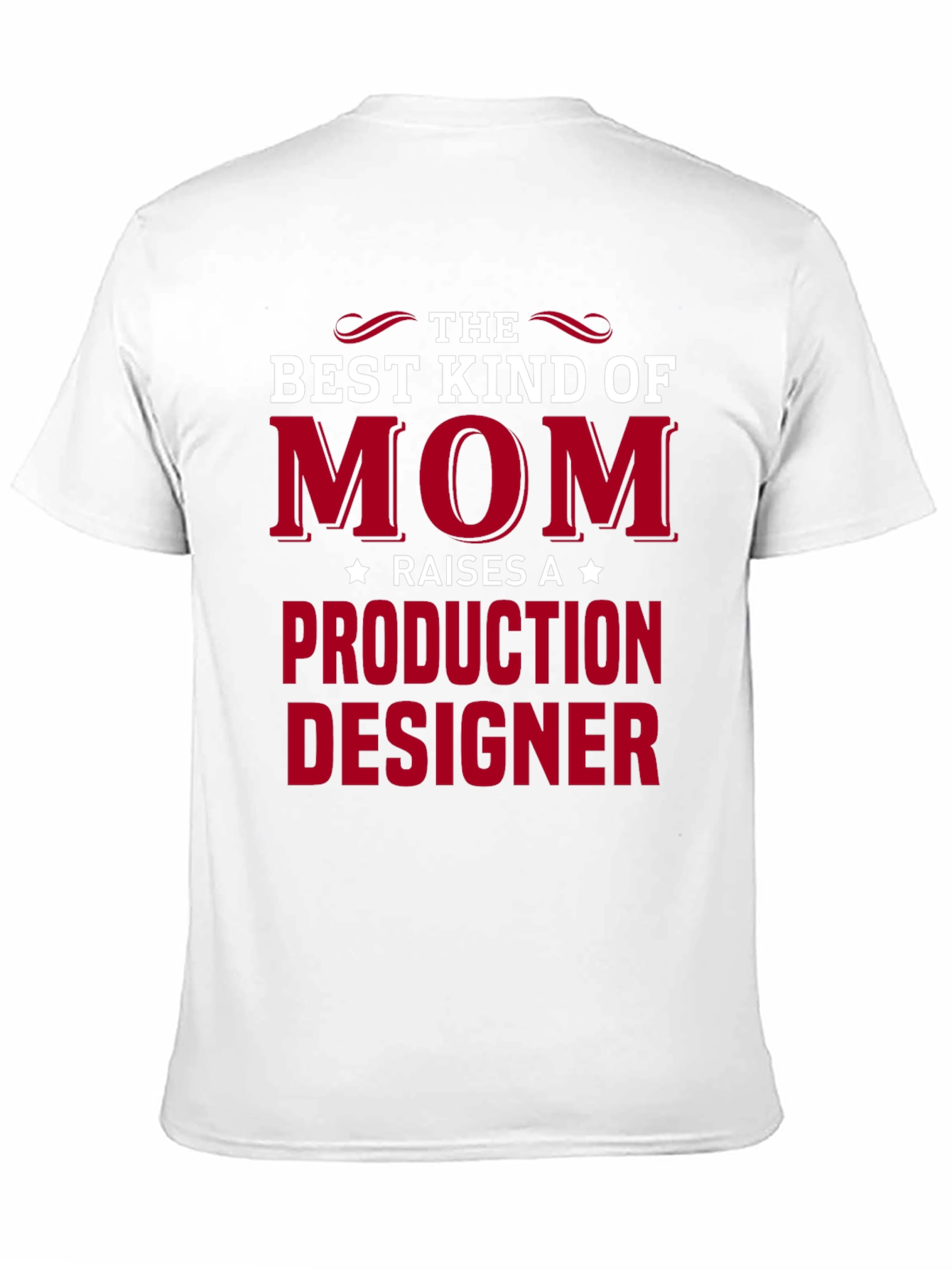 Black Best Kind of Mom Production Designer T-Shirt view 11
