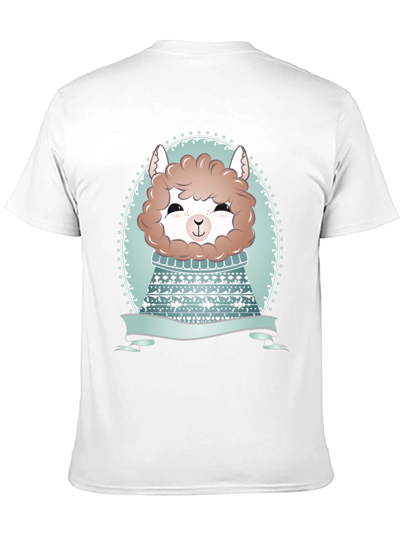 Black Cute Alpaca T-Shirt - Stylish Animal Graphic Tee view 11