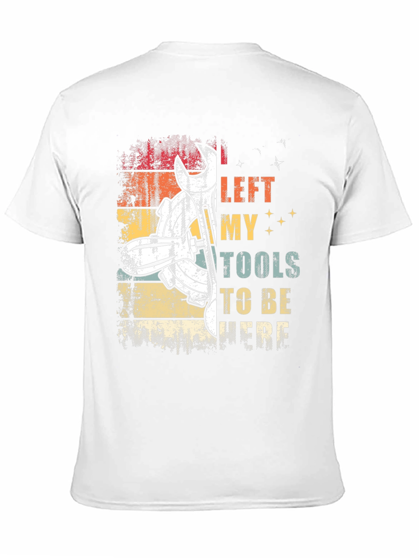 Black Mechanic Tools Graphic T-Shirt view 11