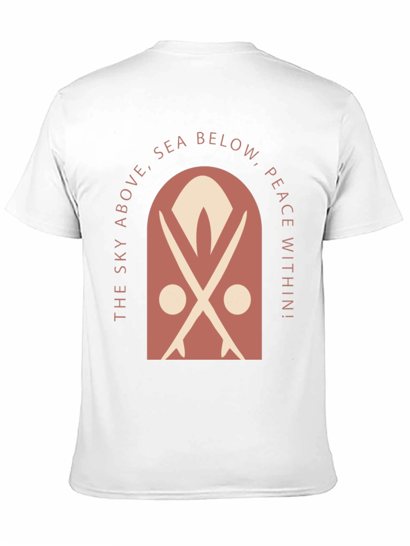 Black Sky Above Sea Below Graphic Tee view 11