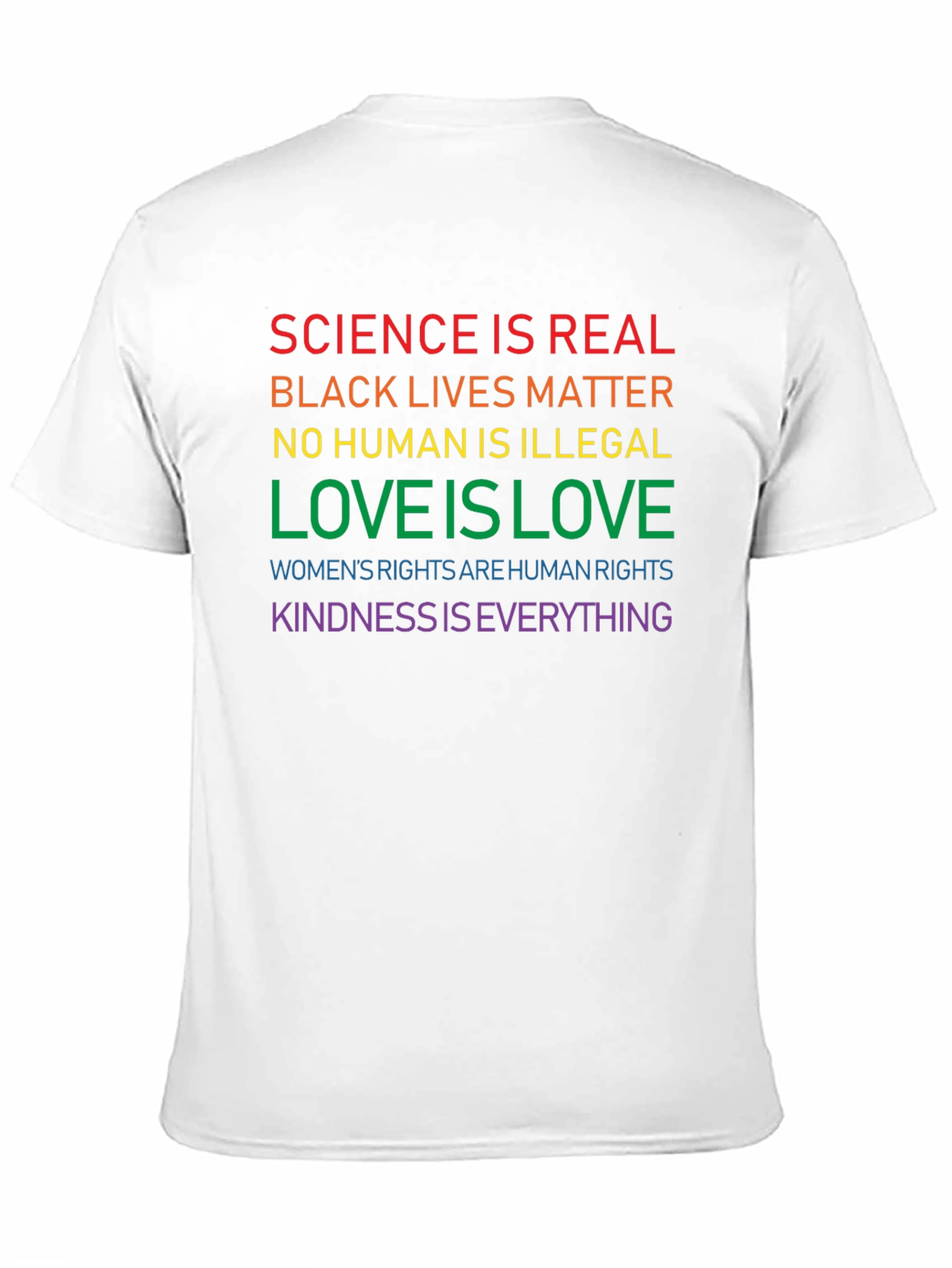 Black Equality & Kindness Graphic Tee view 11