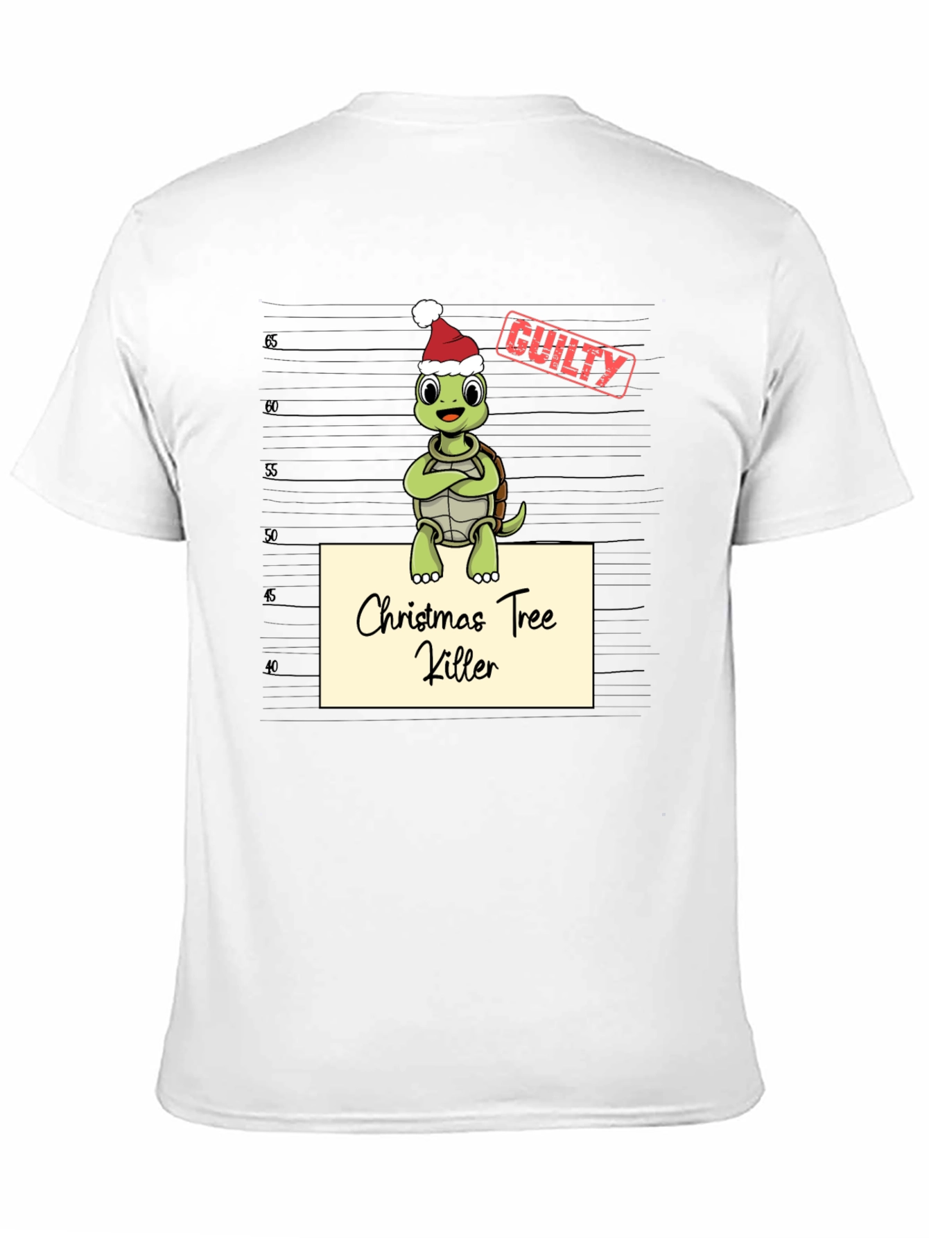 Christmas Tree Killer Turtle Graphic Tee - 11