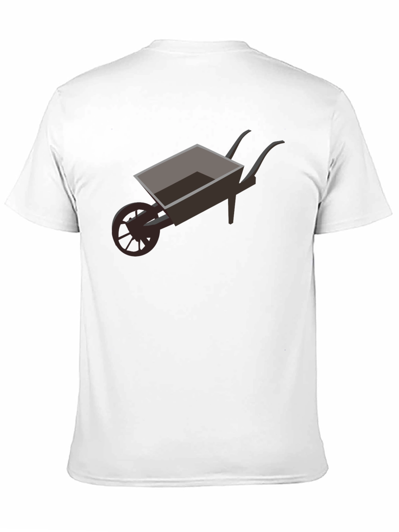 Black Novelty Wheelbarrow Graphic Tee - Black view 11