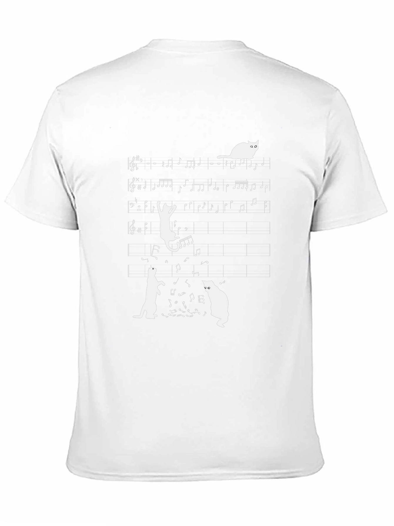 Black Musical Cats T-Shirt view 11