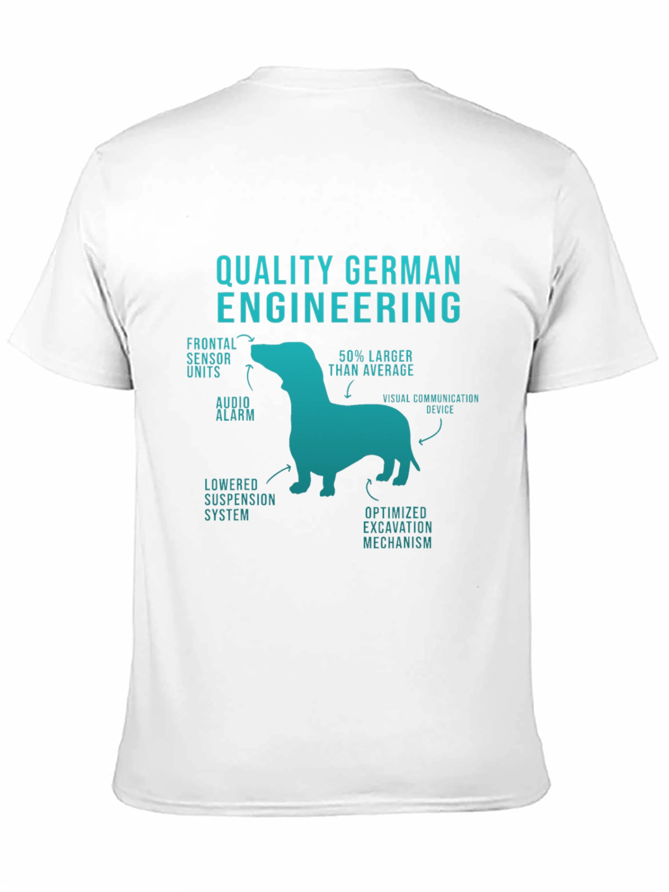 Black Quality German Engineering Funny Dog T-Shirt view 11