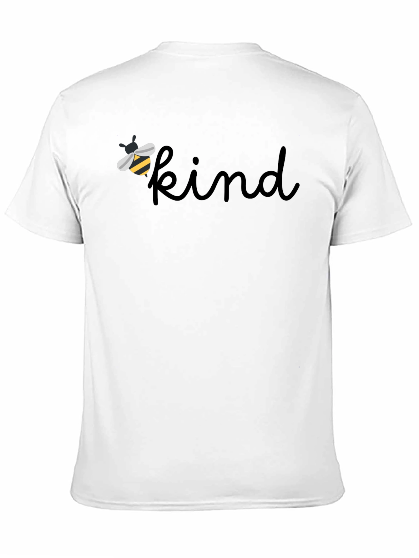 Black Bee Kind Black T-Shirt - Unisex Soft Cotton Tee view 11