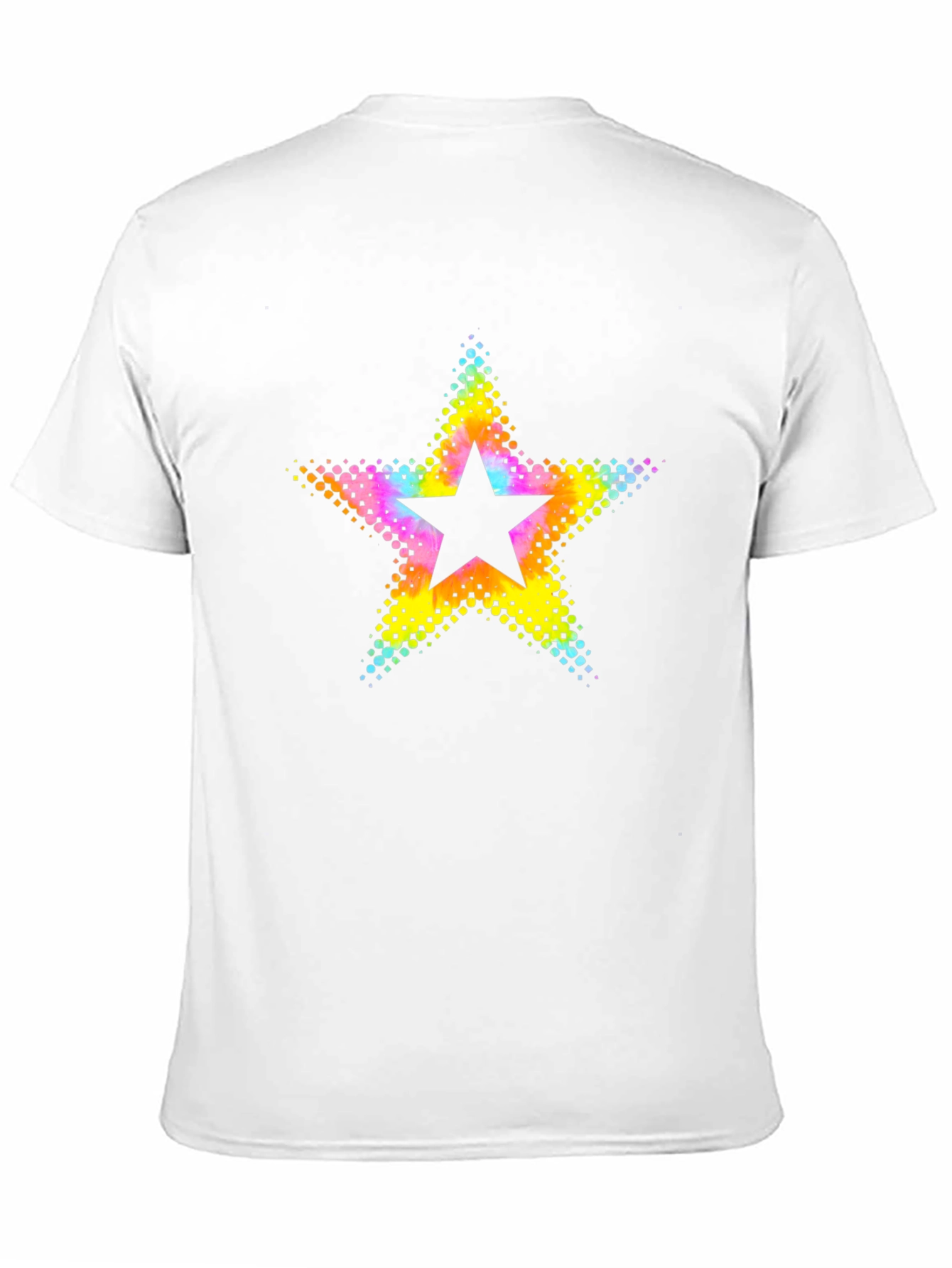 Black Retro Starburst Graphic Black T-Shirt view 11