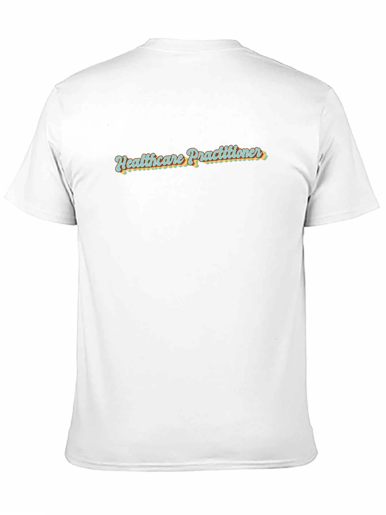 Black Healthcare Practitioner Retro T-Shirt view 11