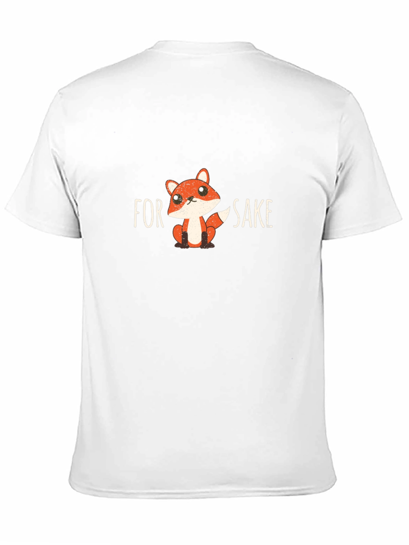 Black Funny Fox Graphic T-Shirt - For Fox Sake! view 11