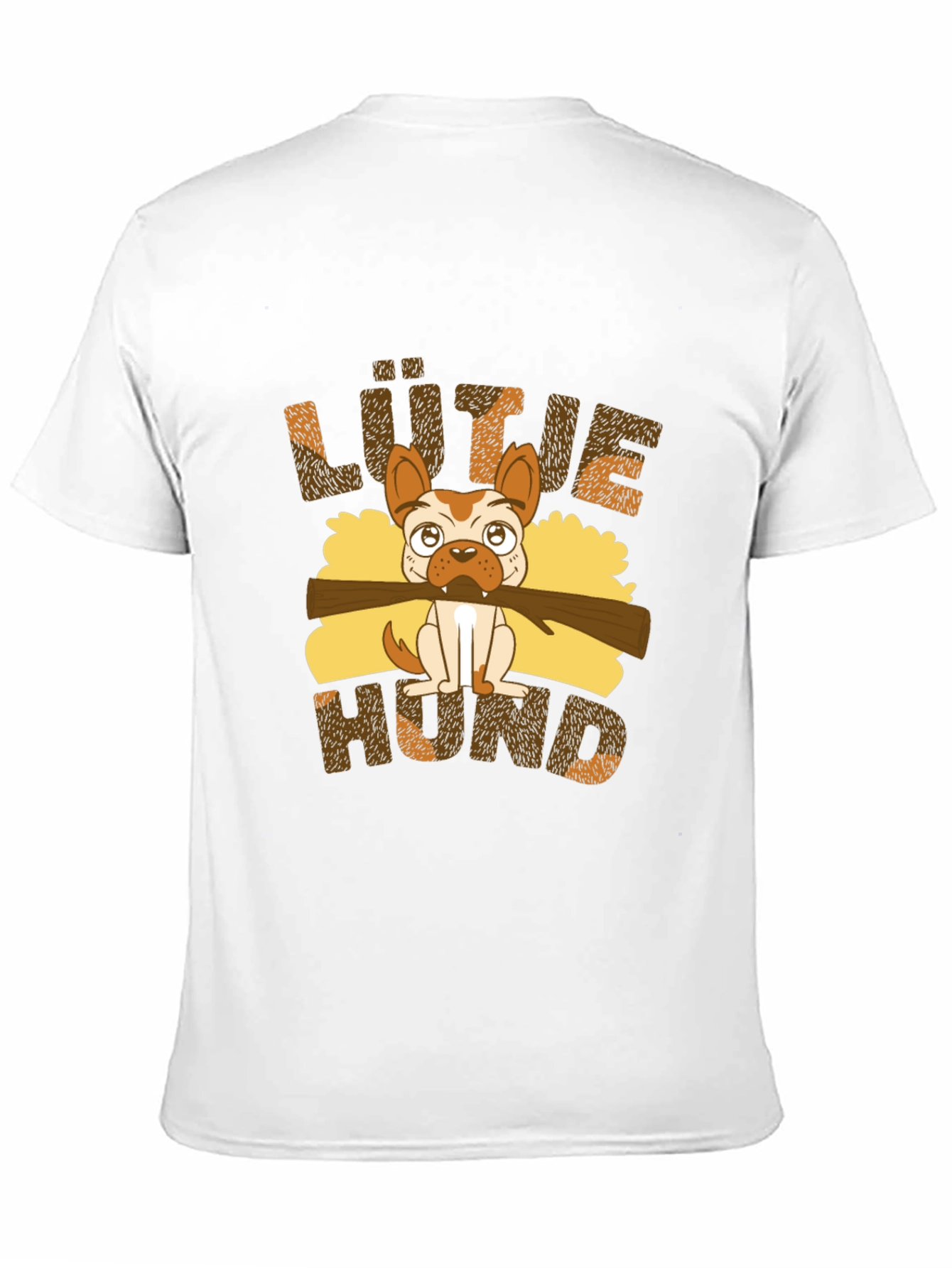 Black Lütje Hund Dog Graphic T-Shirt view 11