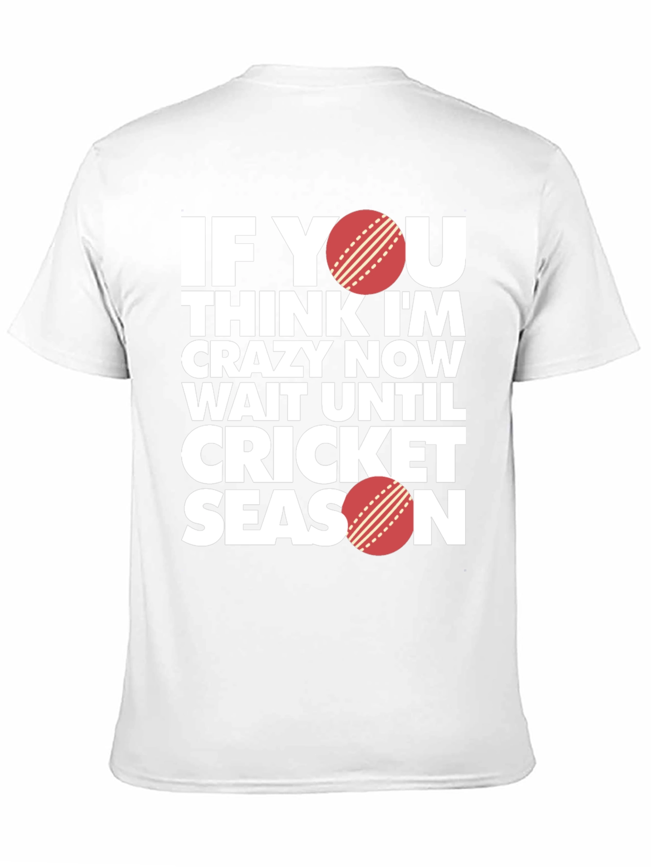 Black Cricket Season T-Shirt - Funny Sports Tee view 11