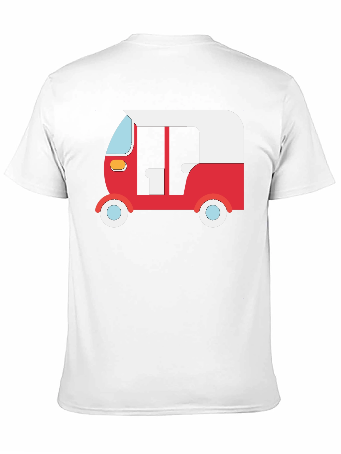 Black Auto Rickshaw Graphic Tee - Black view 11