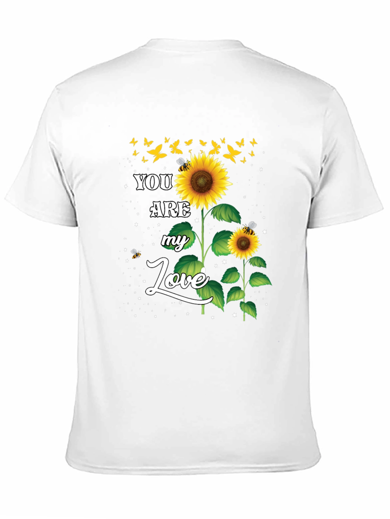 Black Sunflower Love Graphic Tee view 11