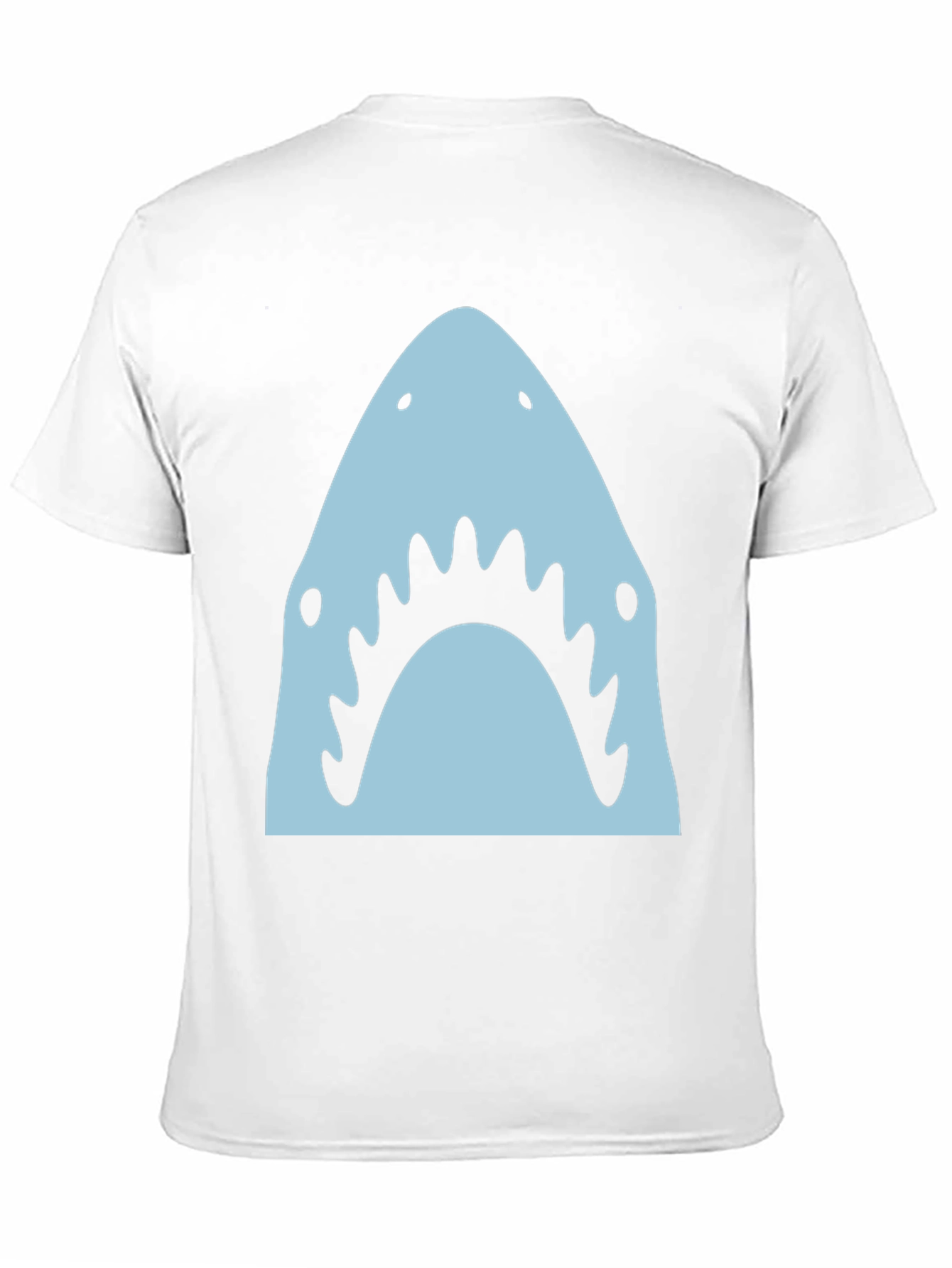 Black Shark Graphic Tee - Men's Black Crew Neck T-Shirt view 11