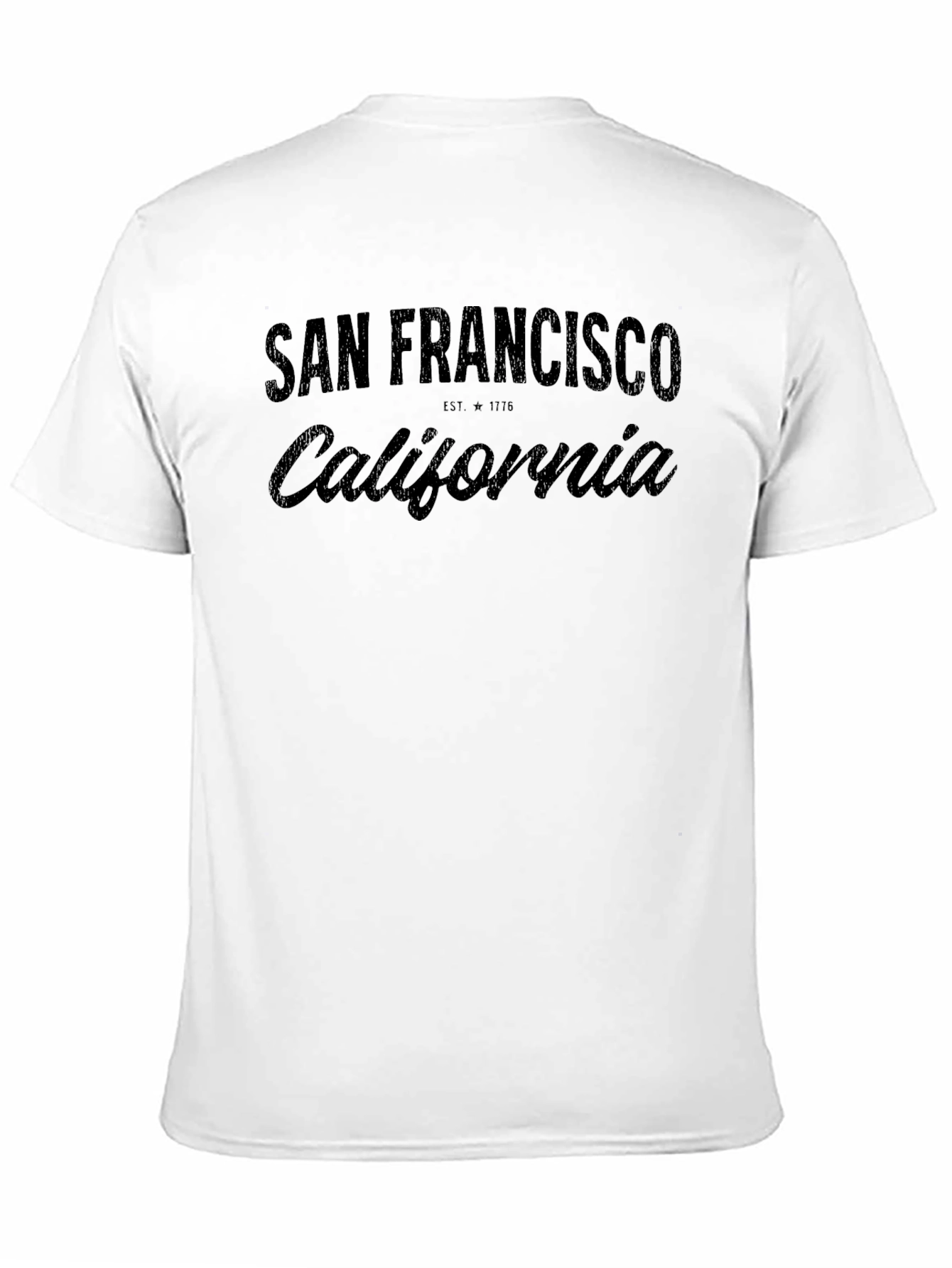 Black San Francisco California T-Shirt view 11