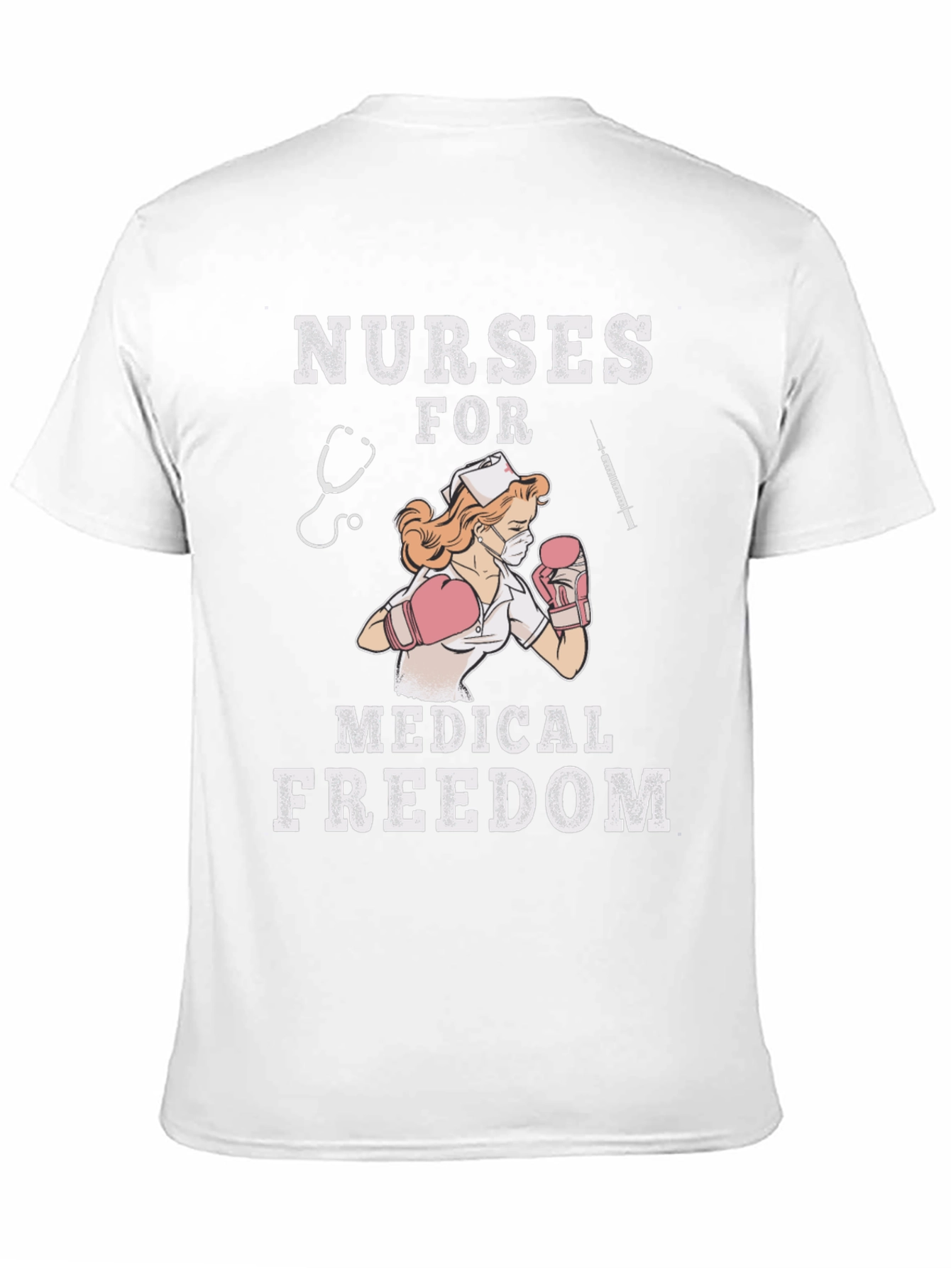 Black Nurses for Medical Freedom T-Shirt view 11