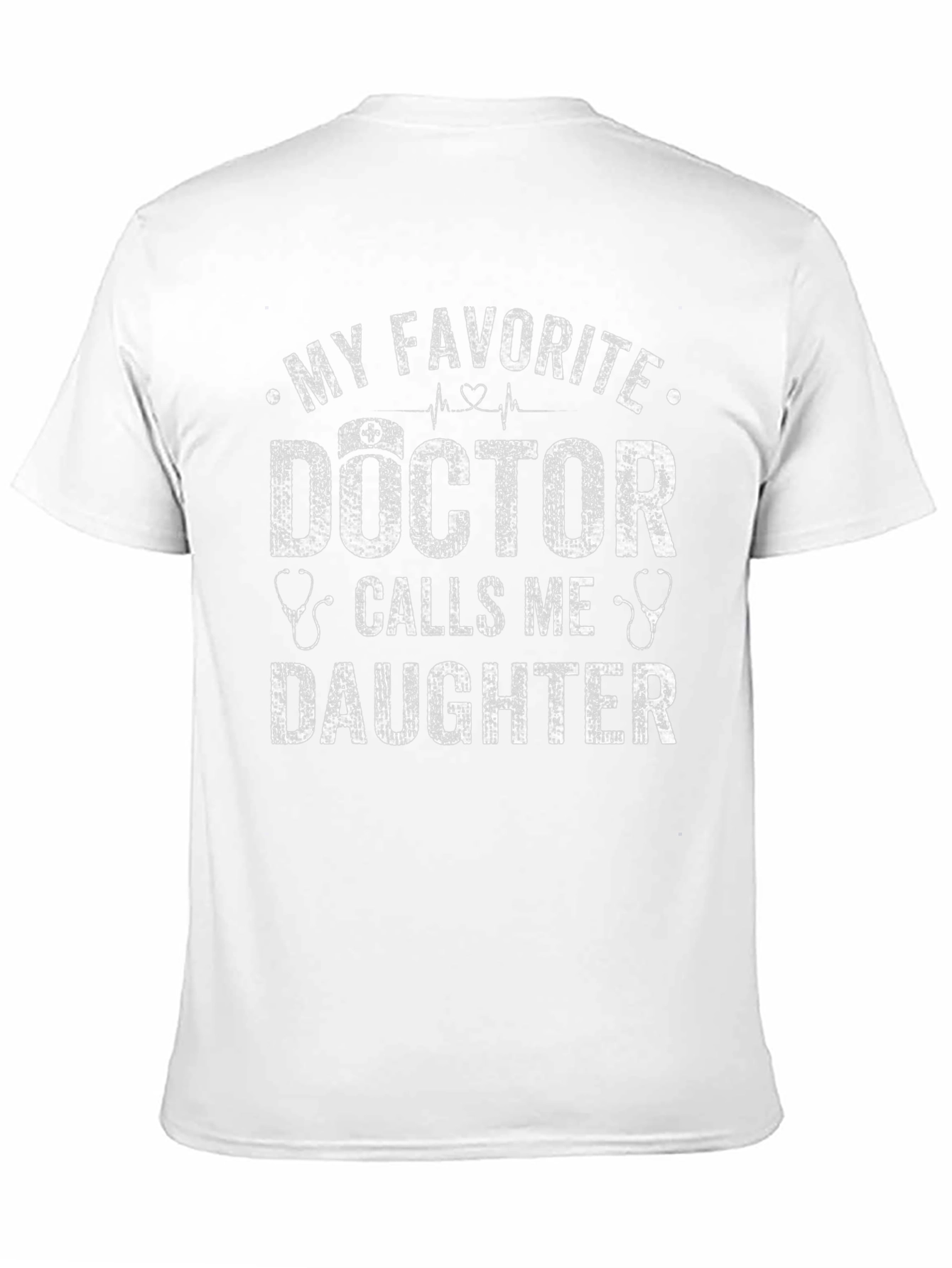 Black My Favorite Doctor Calls Me Daughter T-Shirt view 11