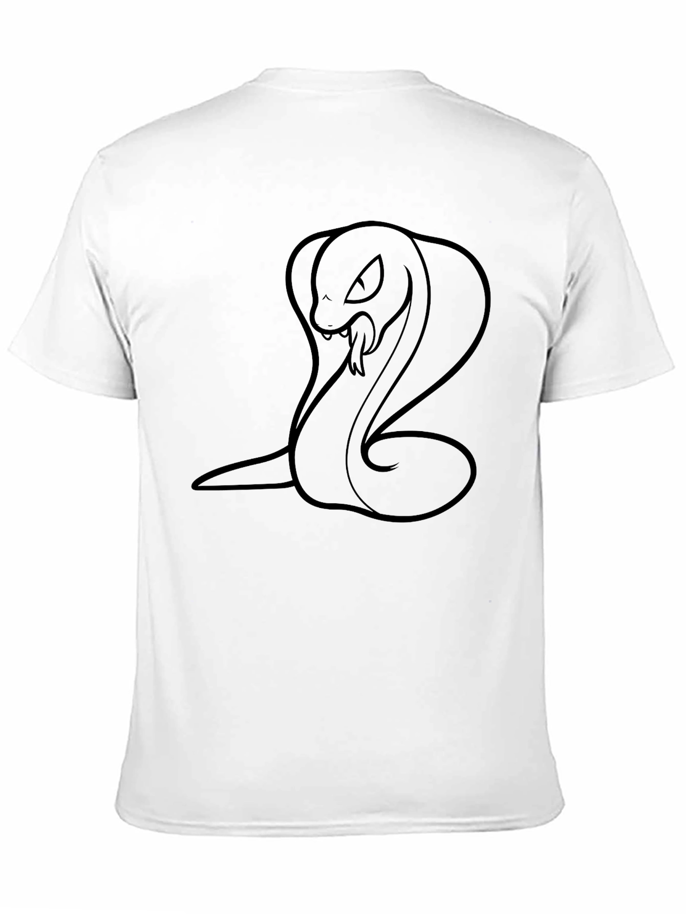 Cobra Graphic Black T-Shirt - Men's Fashion - 11