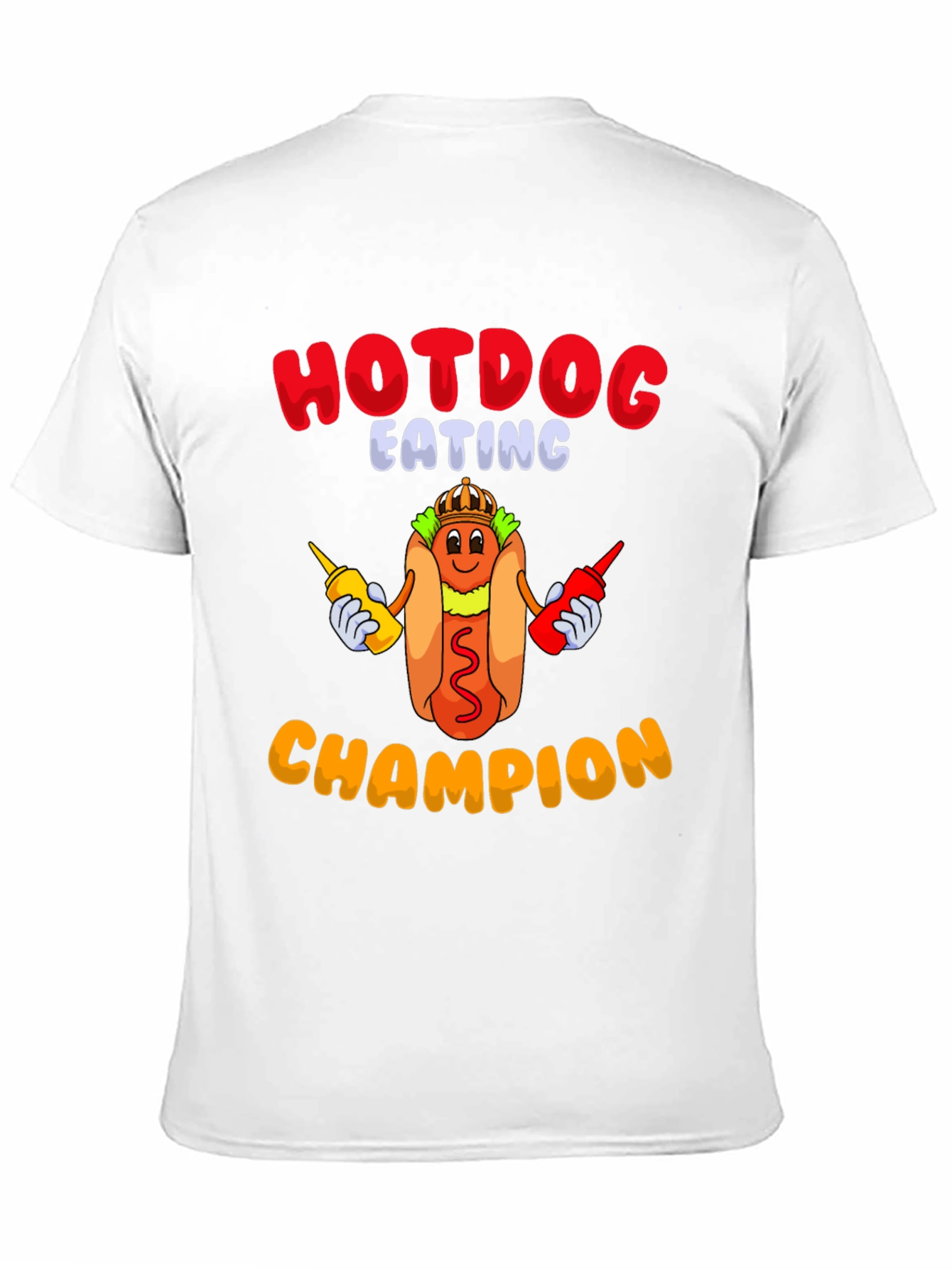 Black Hotdog Eating Champion T-Shirt view 11