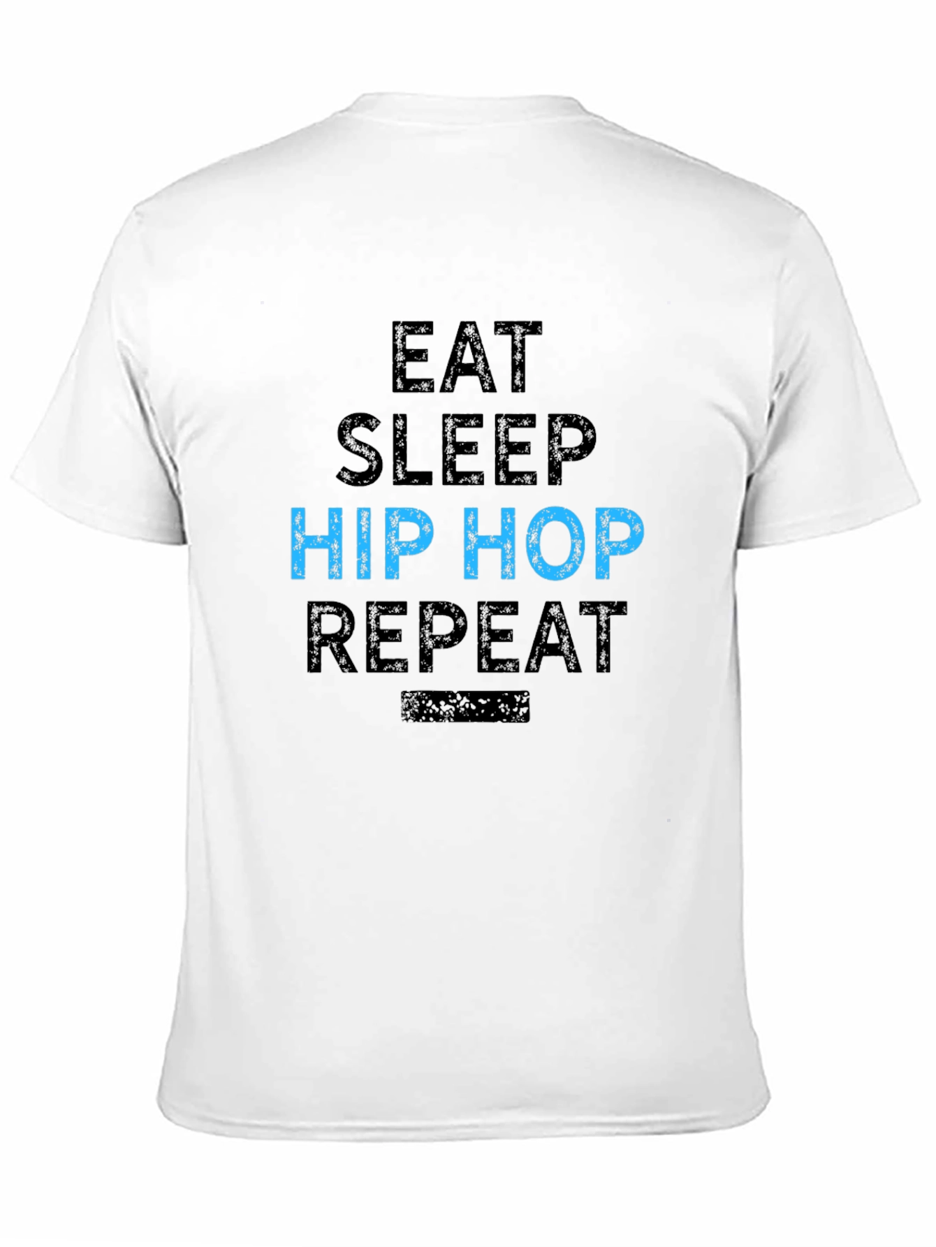 Black Eat Sleep Hip Hop Repeat Graphic Tee view 11