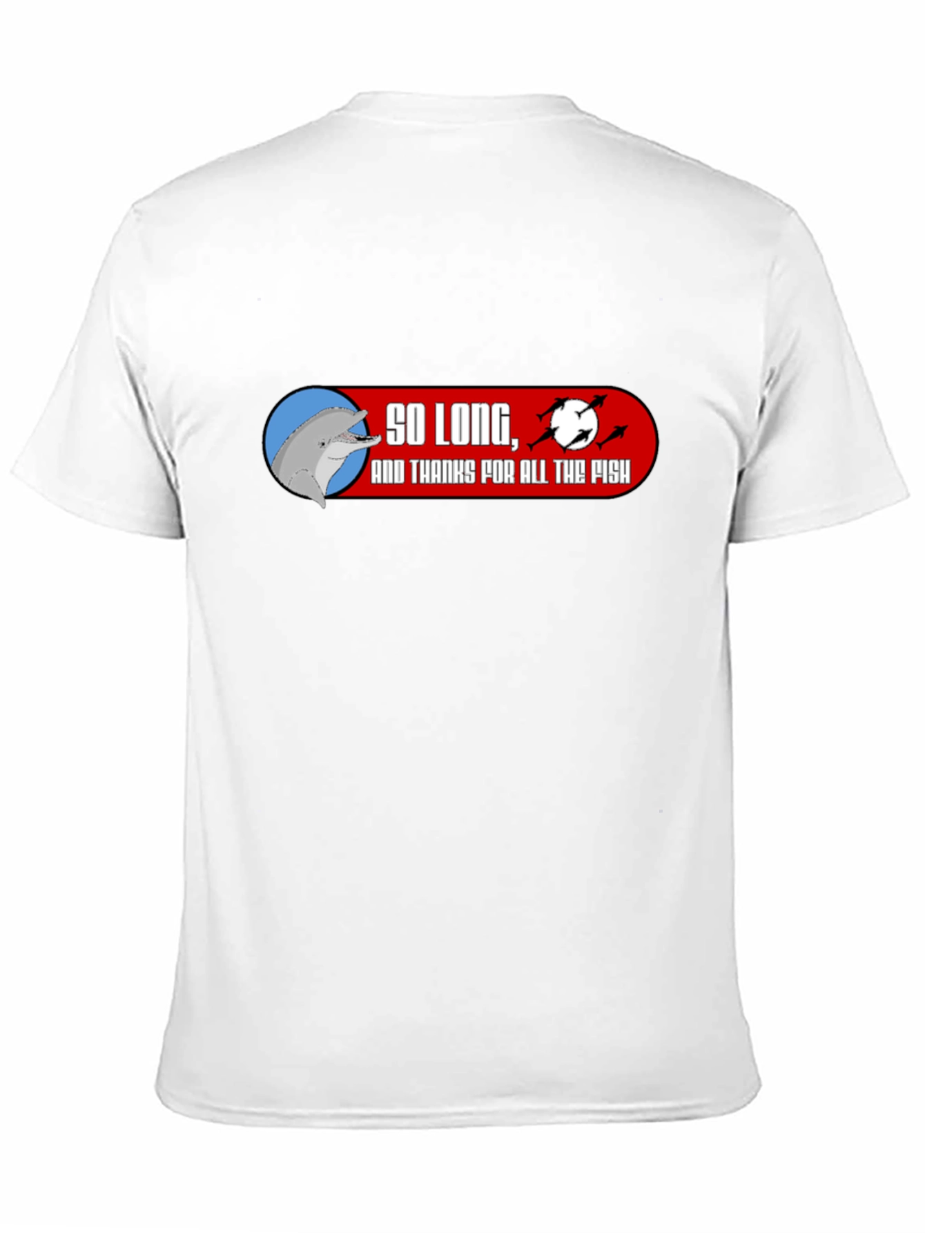 Black So Long & Thanks for All the Fish Graphic Tee view 11