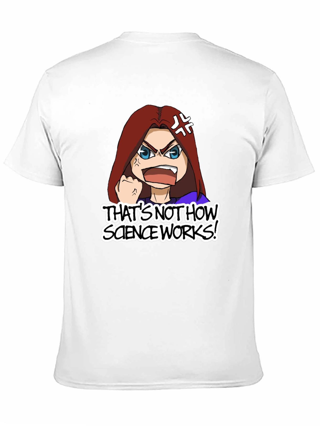 Black Funny Science T-Shirt - That's Not How Science Works! view 11