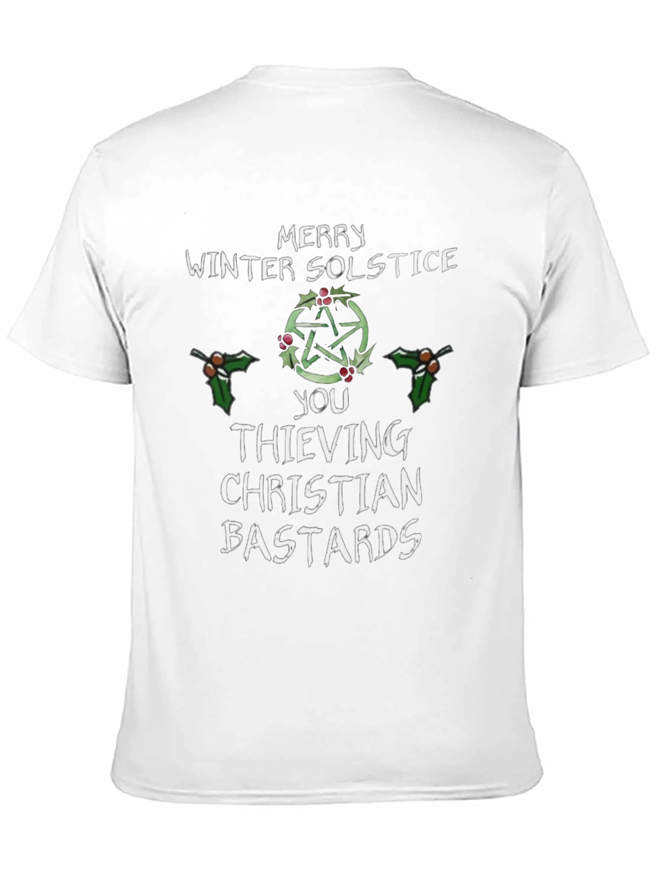 Merry Winter Solstice Graphic T-Shirt - 11
