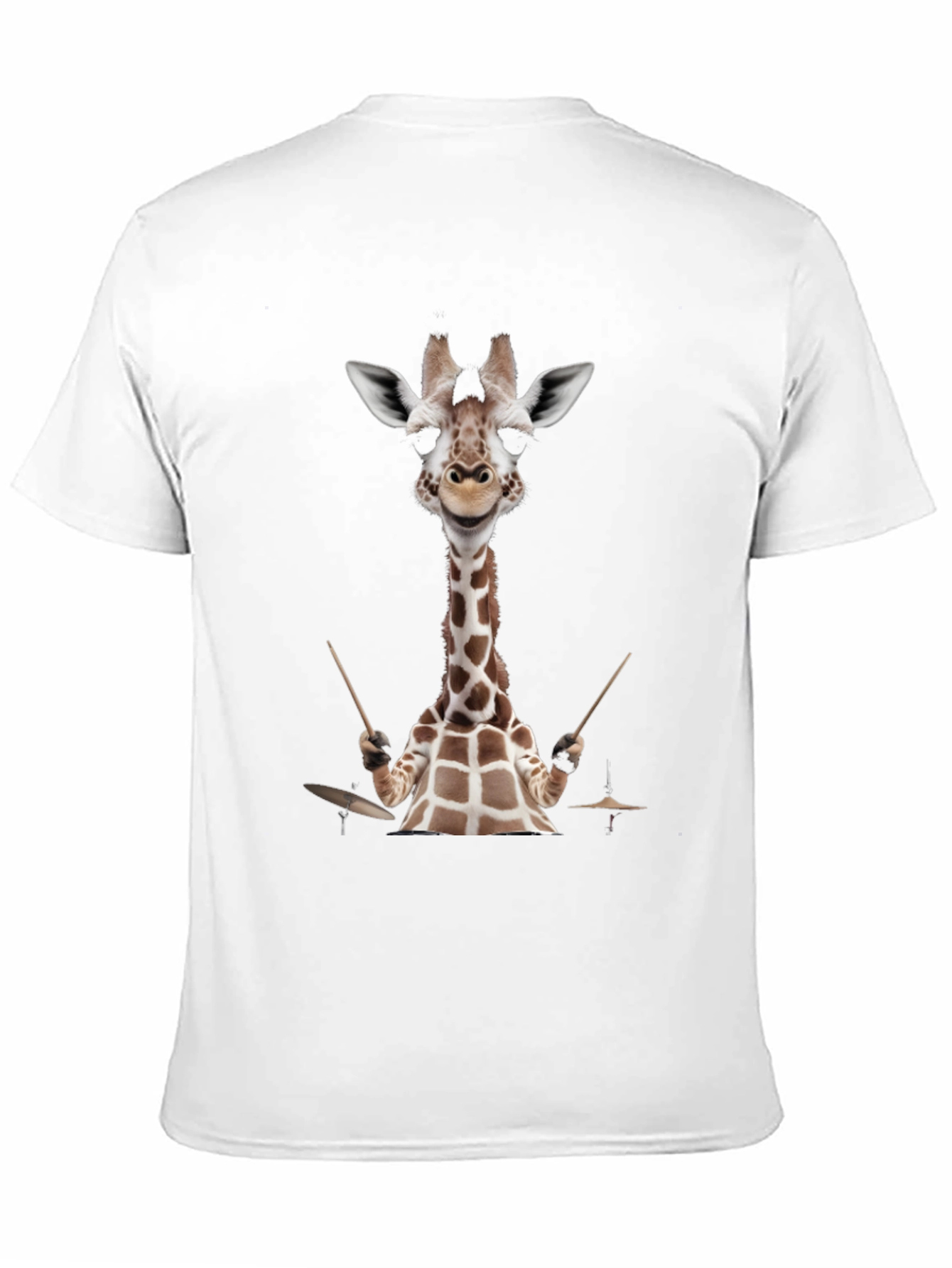 Black Giraffe Drummer Graphic Tee view 11