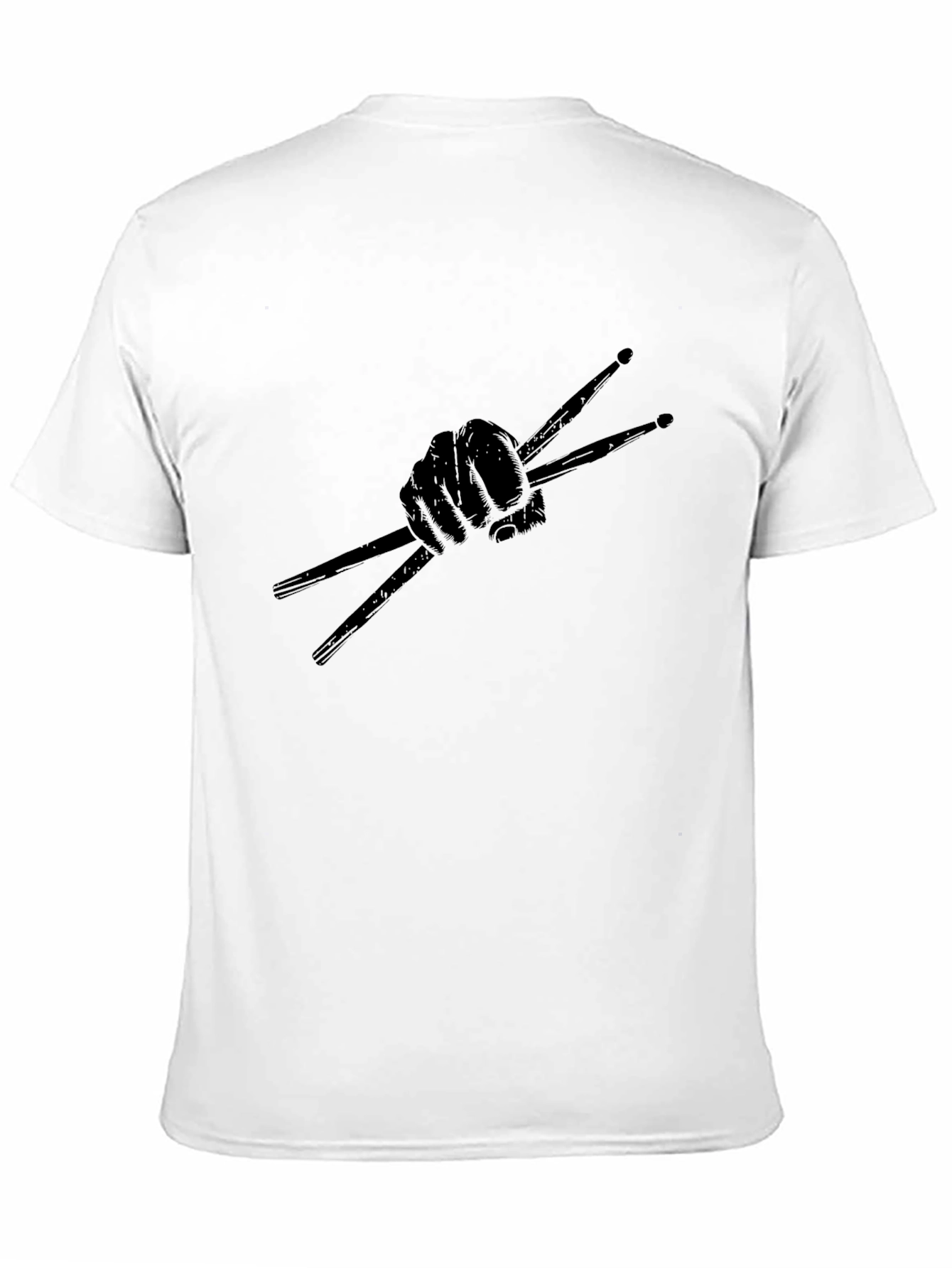 Black Drummer's Grip Black Tee - Rock Out in Style! view 11