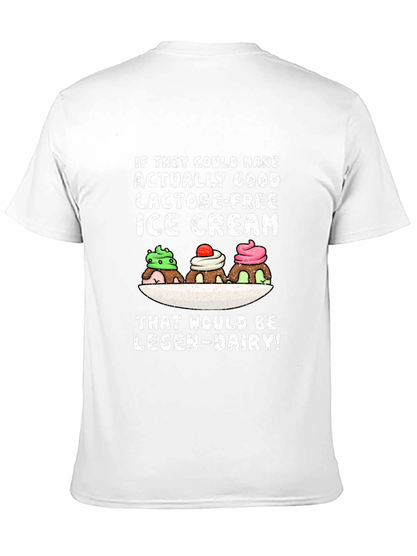 Lactose-Free Ice Cream Graphic T-Shirt - 11