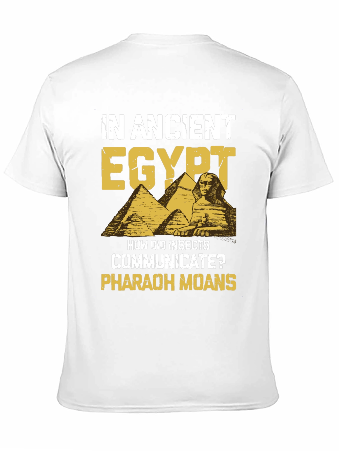 Black Ancient Egypt Pharaoh Moans Humor T-Shirt view 11